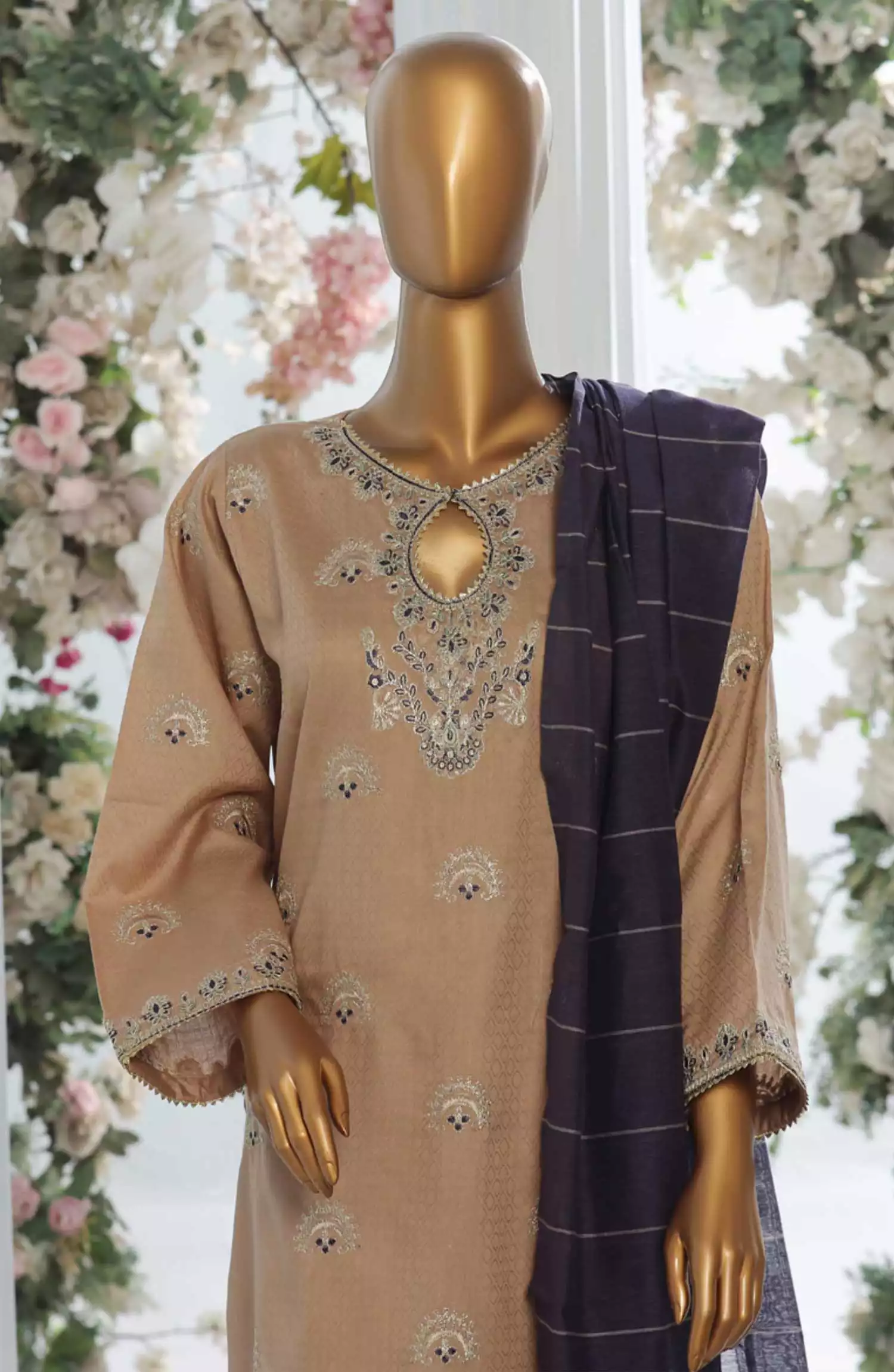 Seerat Embroidered Unstithced Collection Vol 01 - SEC-DESIGN-04