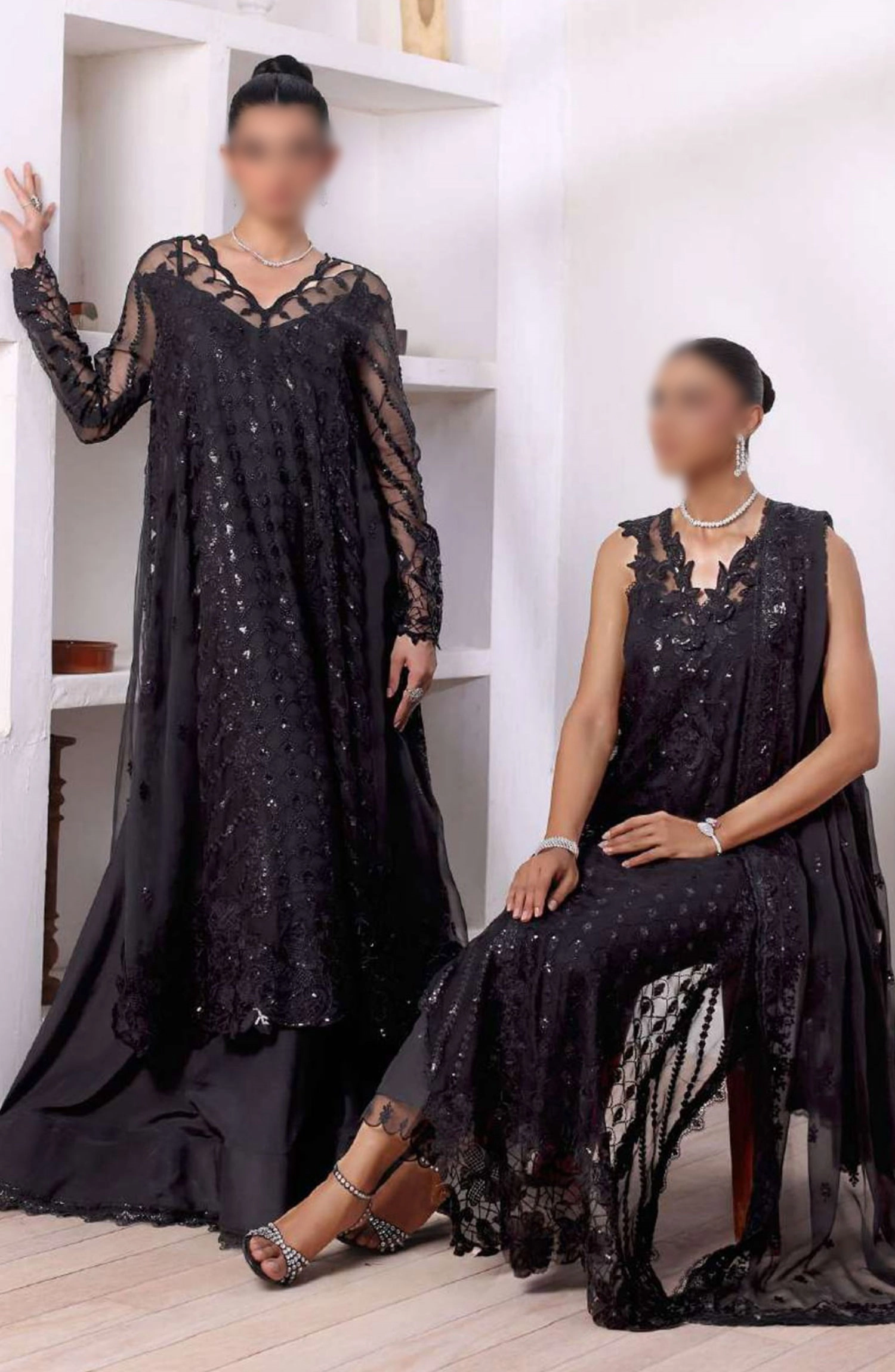 Noor Chiffon De Luxe By Saadia Asad - Design 04