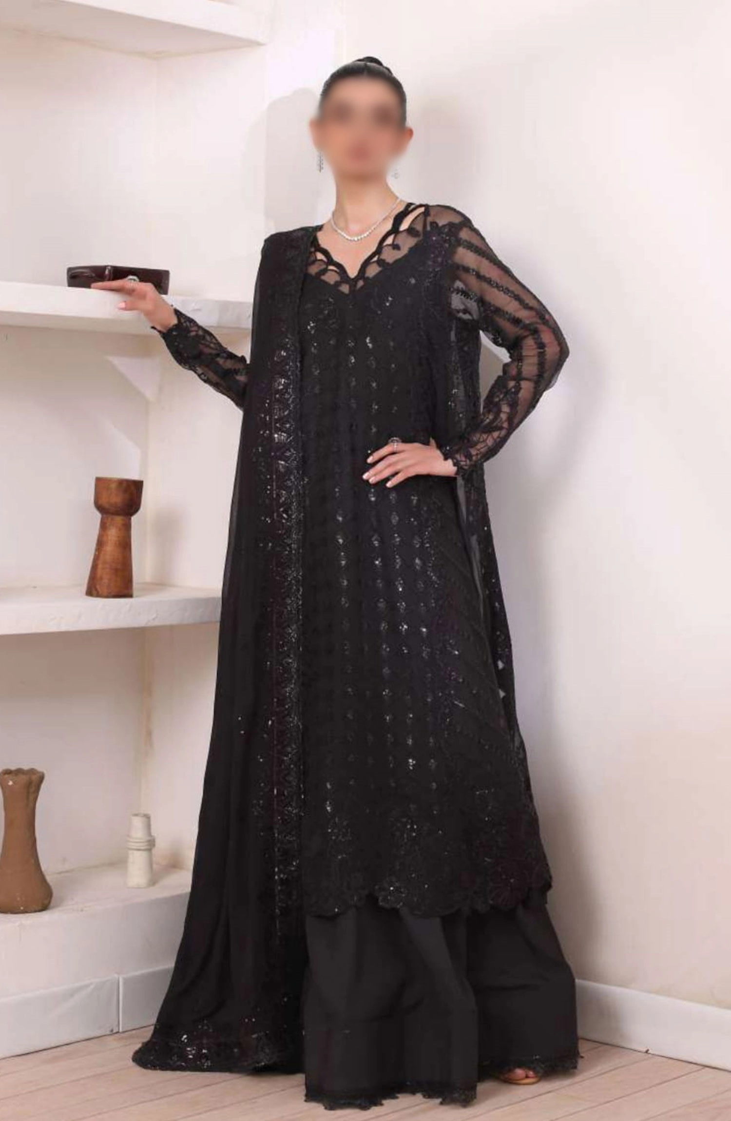 Noor Chiffon De Luxe By Saadia Asad - Design 04