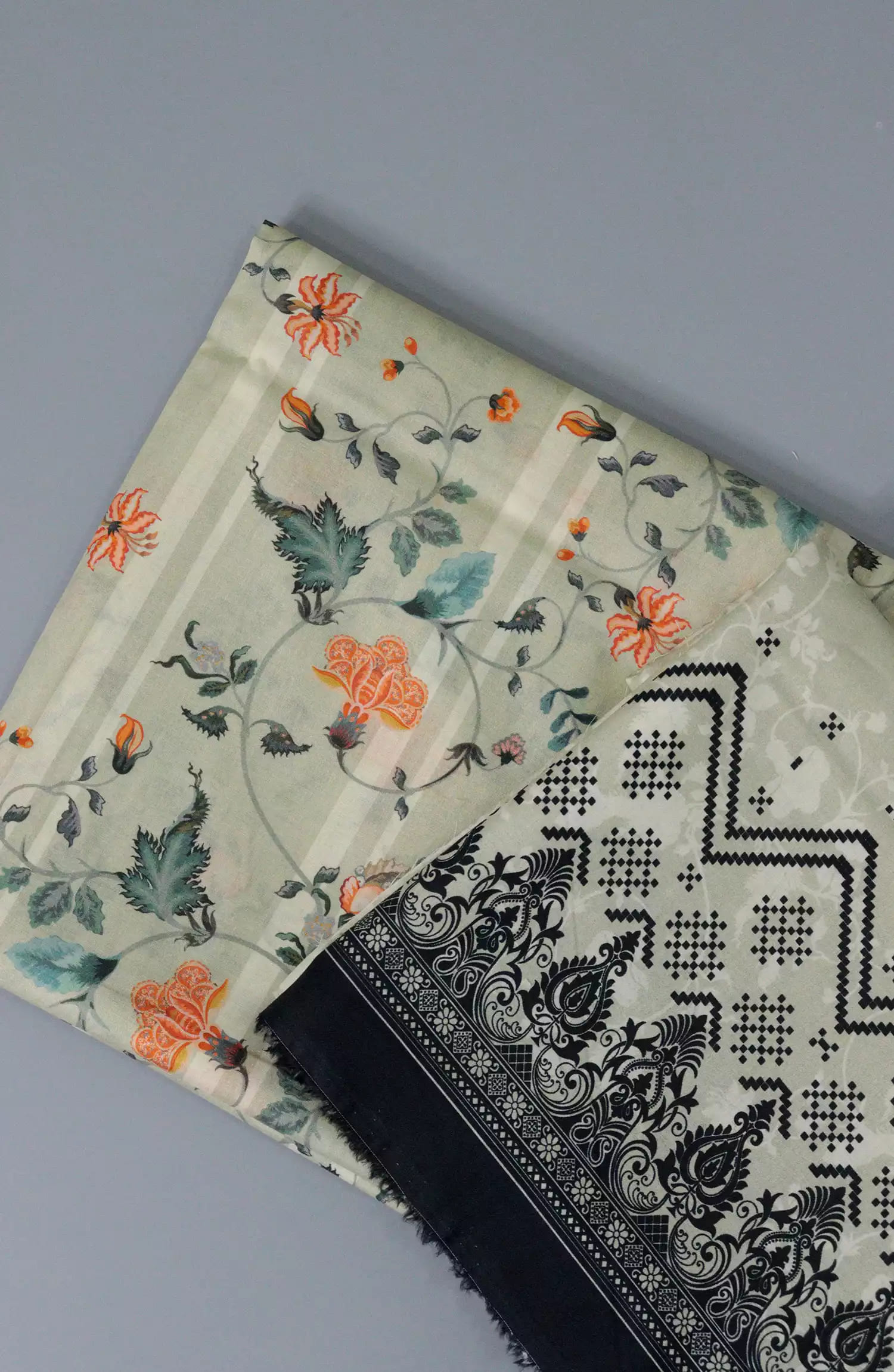 Floral Vibes Unstitch Digital Printed Cambric Collection - FV-DESIGN-03