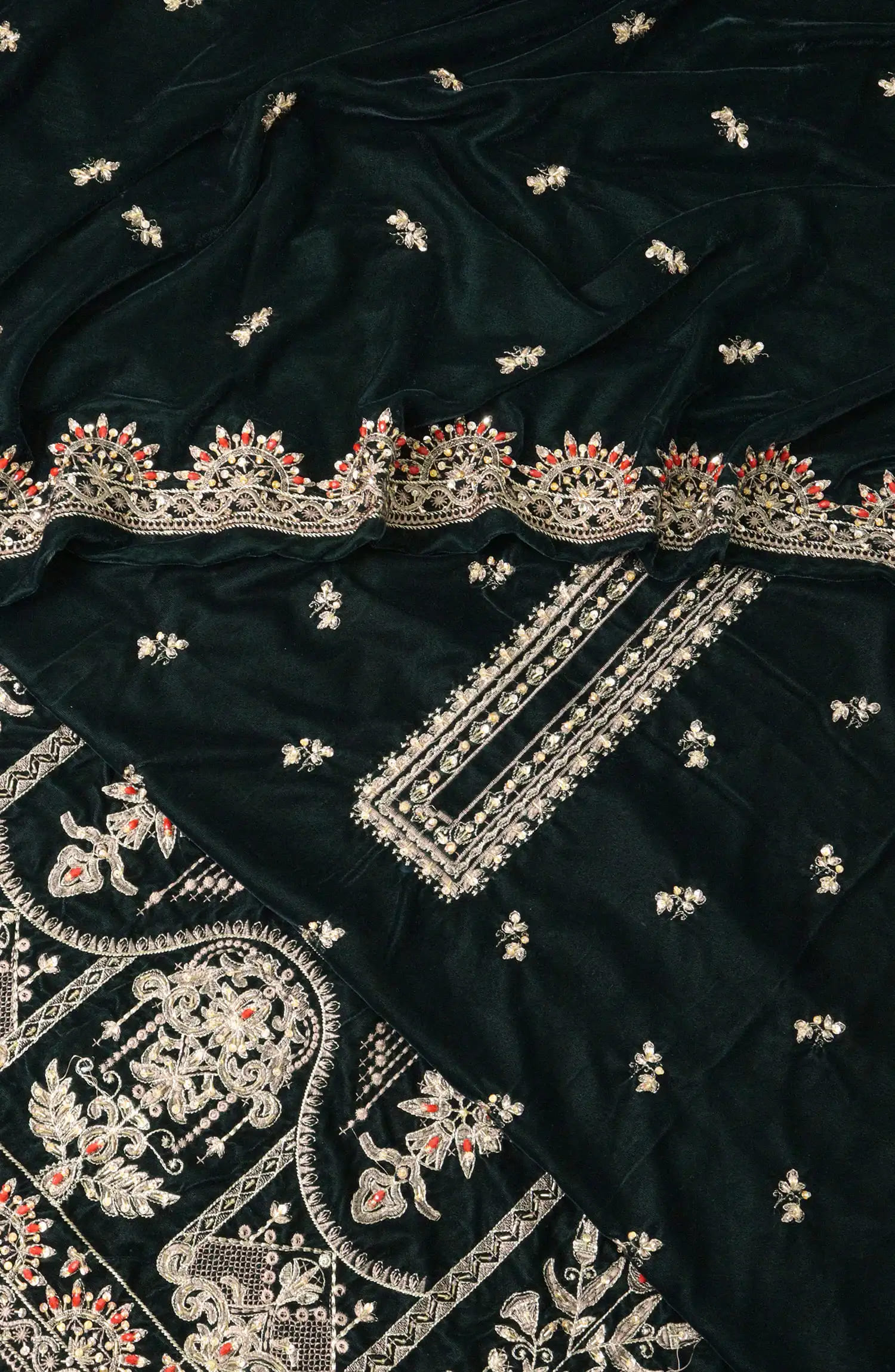 Exclusive Embroidered Velvet Collection-Design 05