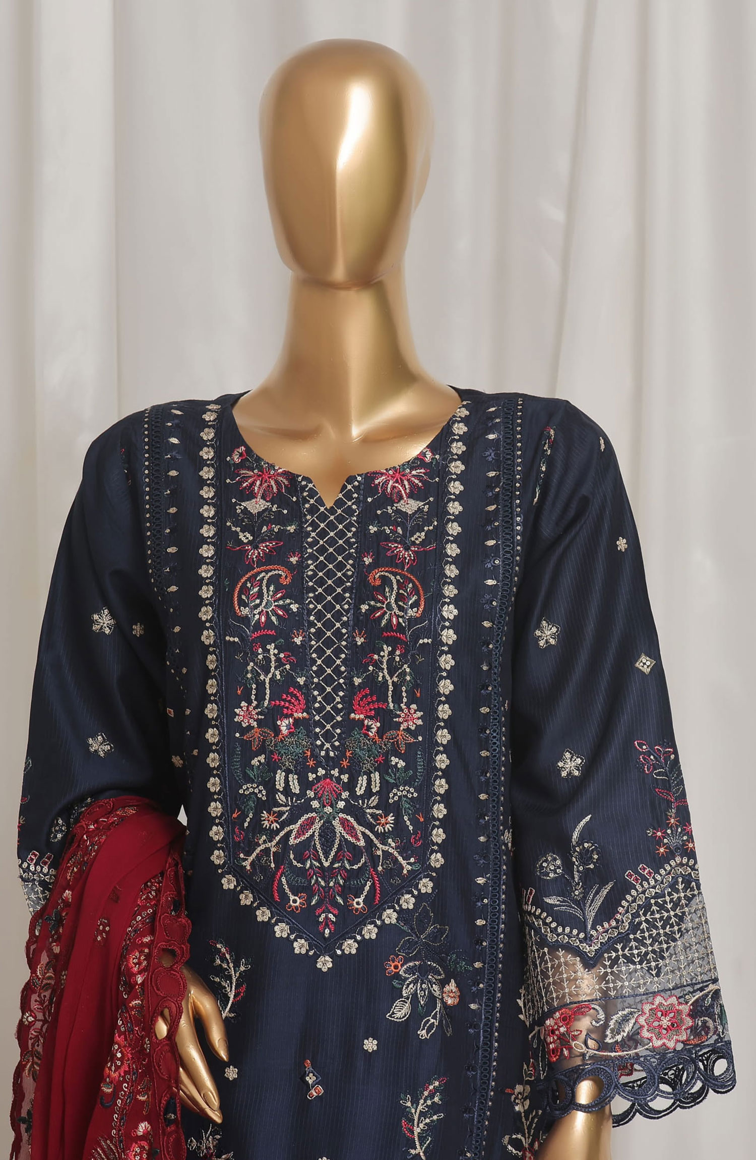 Sadabahar Luxury Embroidered Rod Silk Collection - Design 06