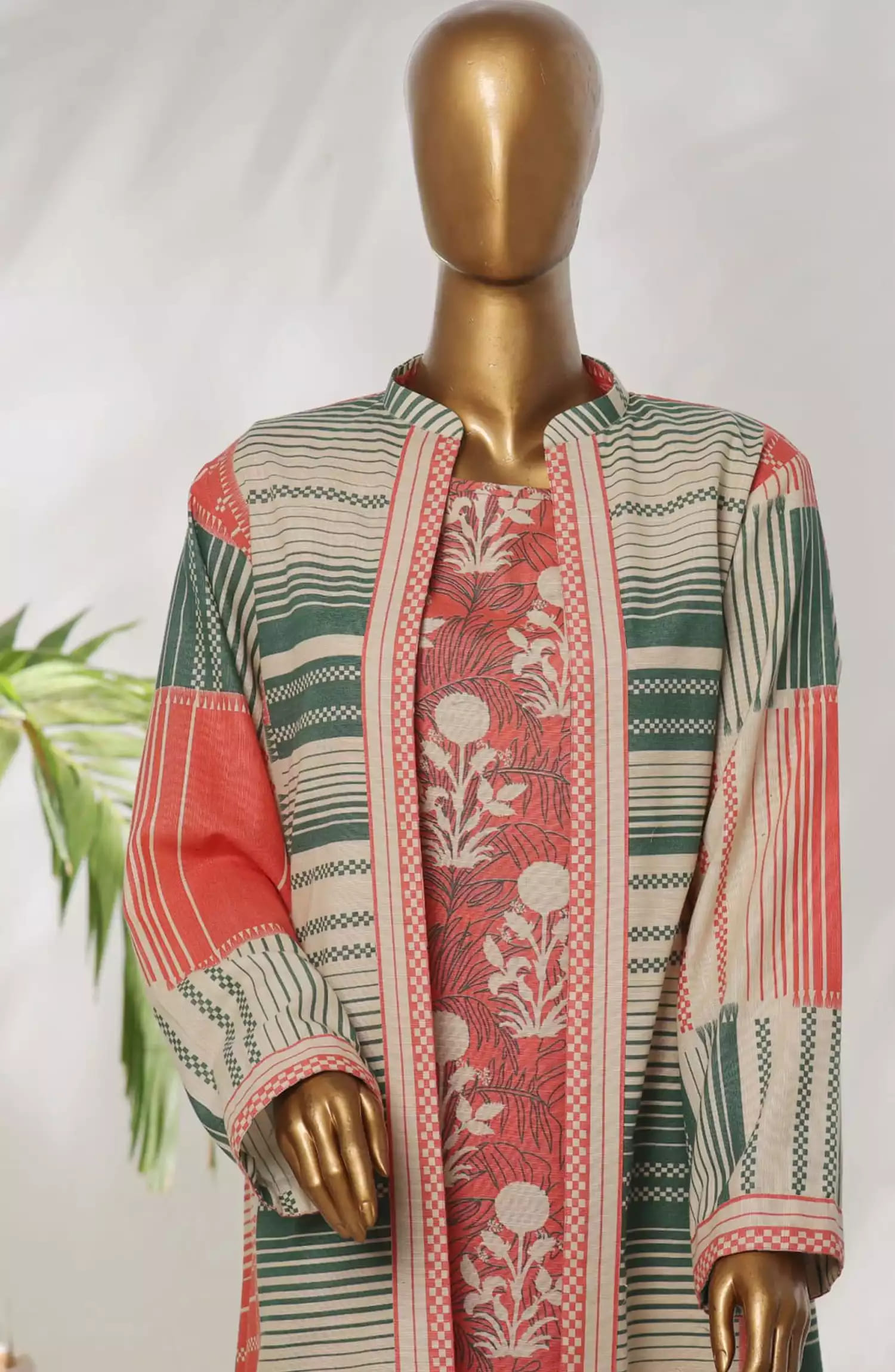 Bin Saeed Khaddar Printed Fusion Collection - Design 09