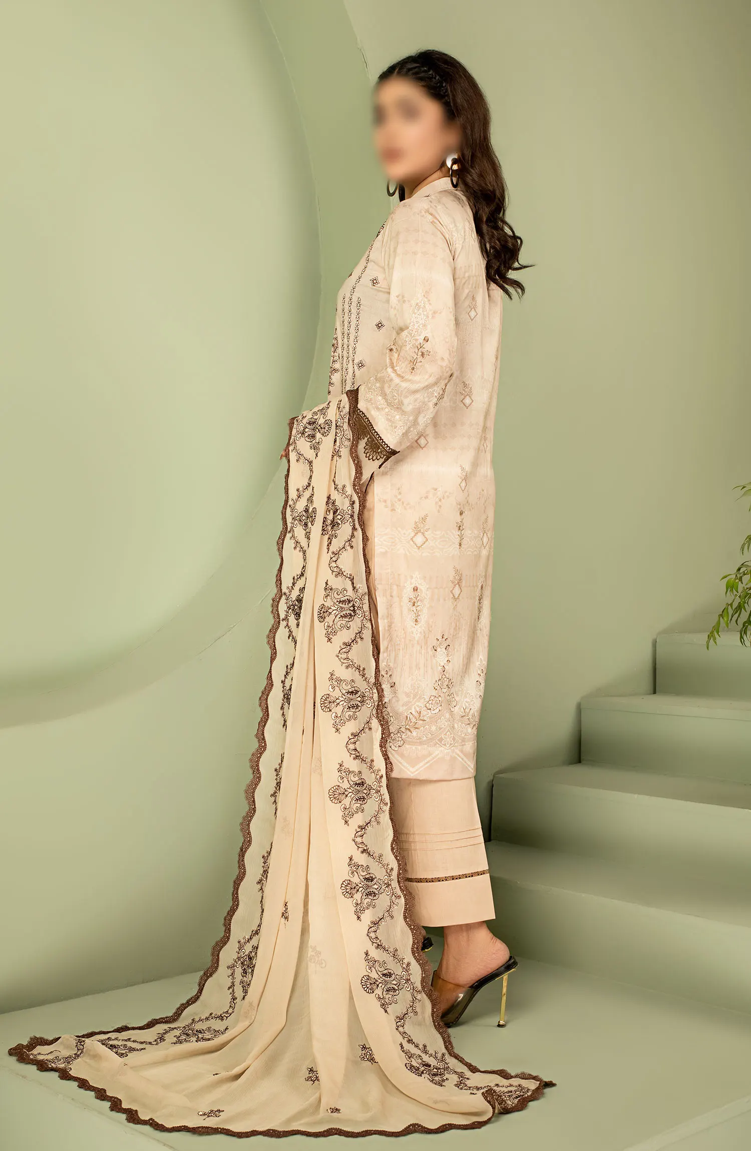 Smile Digital Print and Luxury Emb Lawn Collection - DESIGN-09