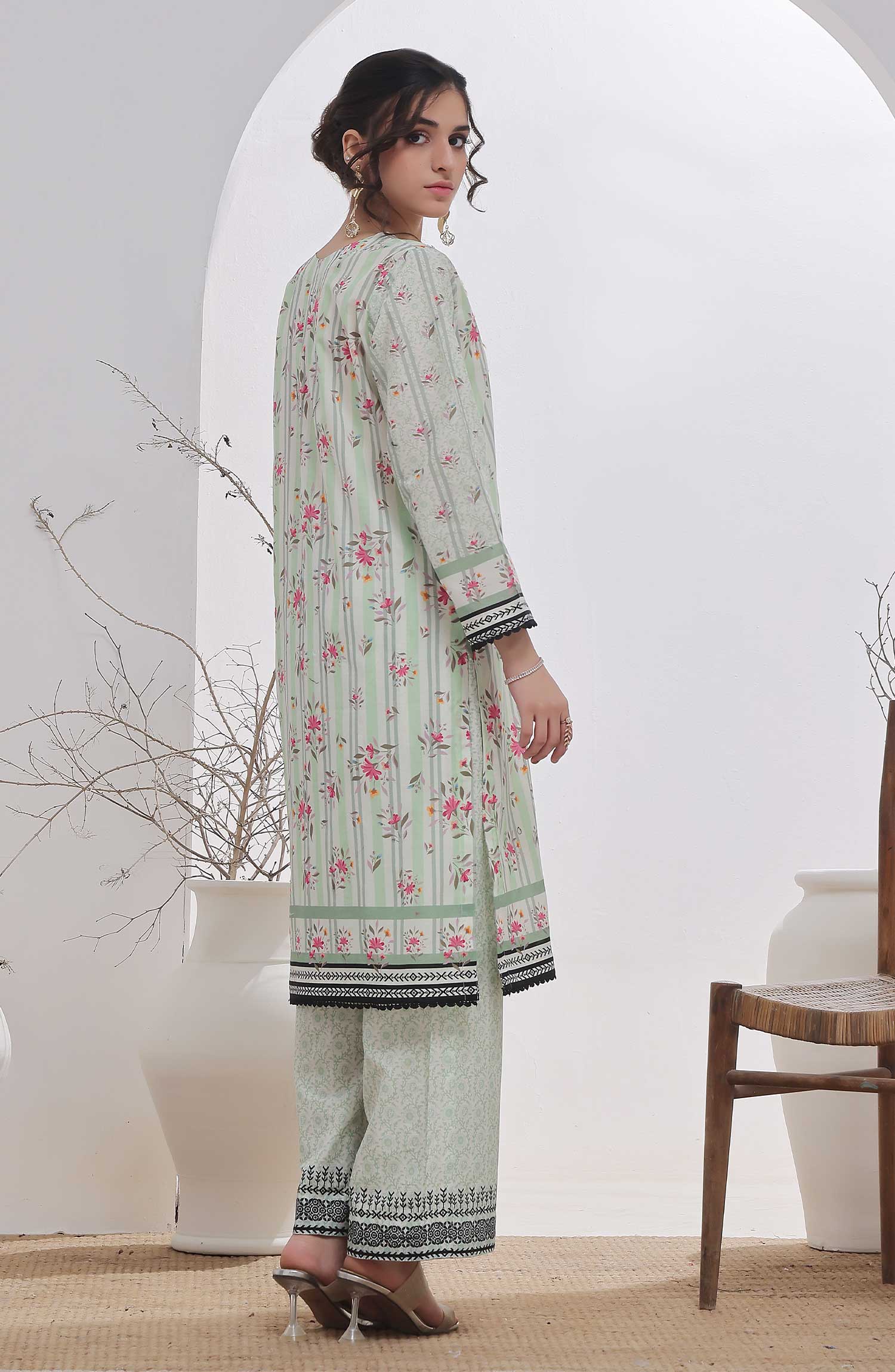 Floral Vibes CO Ords Sets by Amna Khadija - Design 01