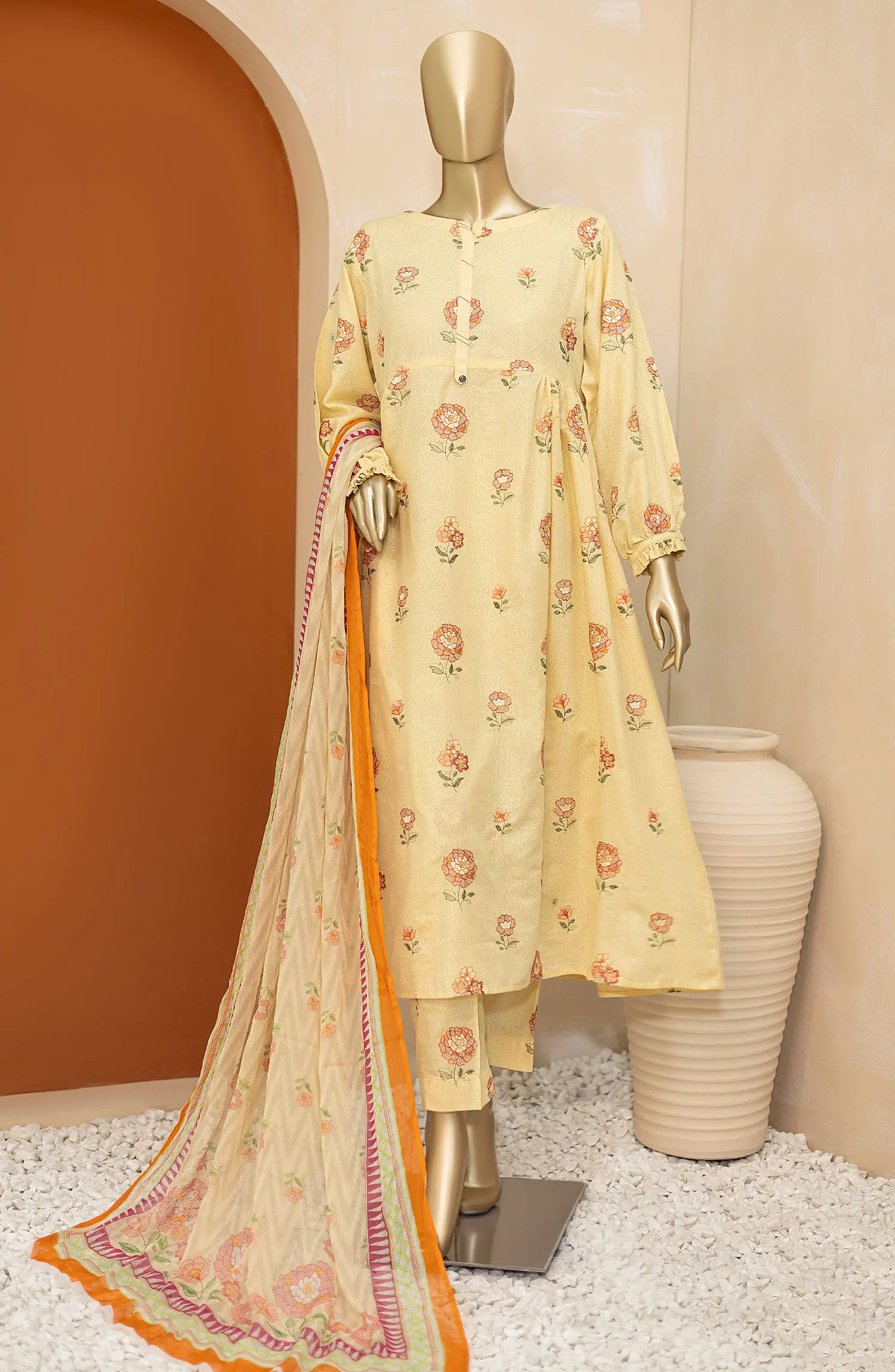 HZ Karandi Lawn Embroidered Limited Edition - Design 01