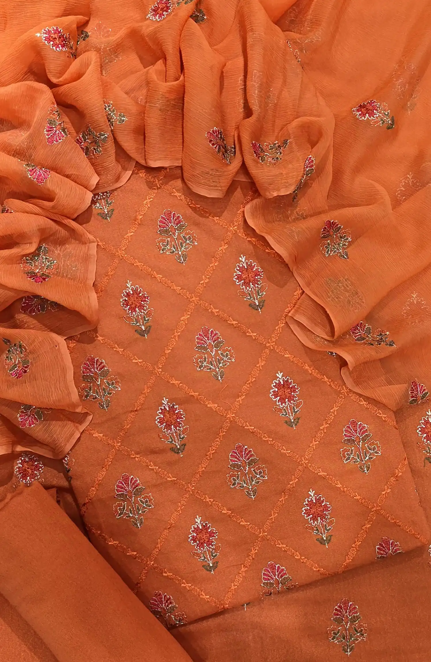 Ayudiya Karandi Unstitched Embroidered Collection - Design 01