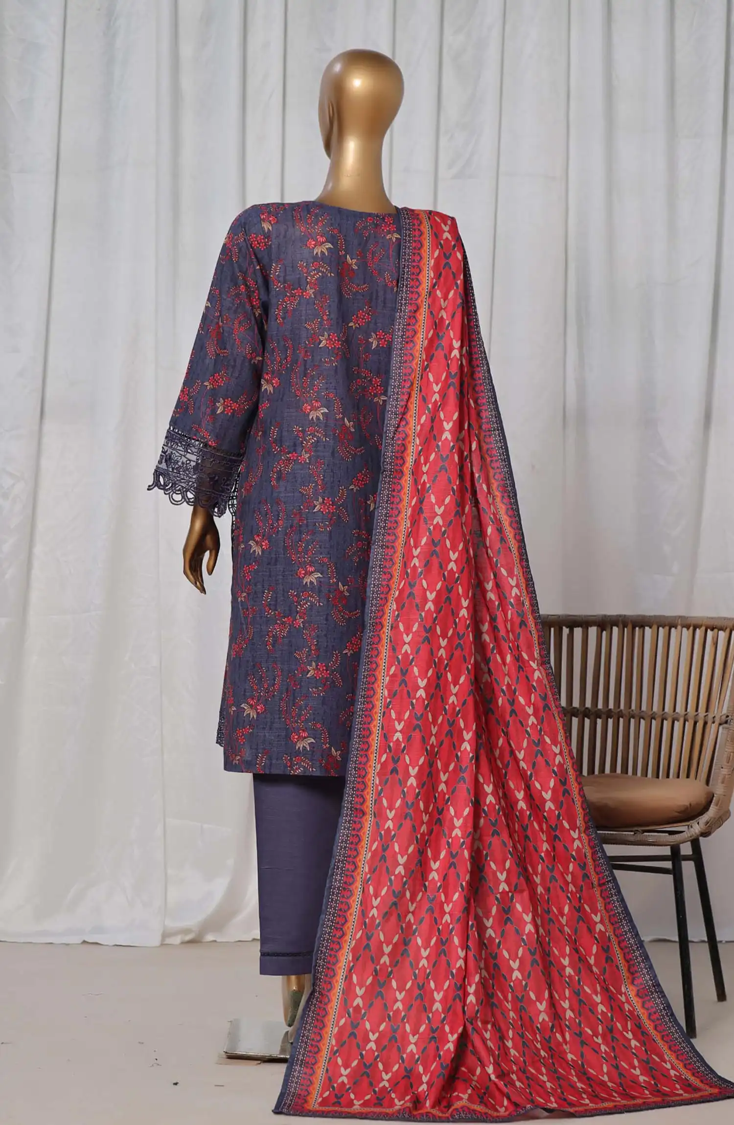 Sadabahar Khaddar RTW Embroidered  Collection 2024 - Design 03