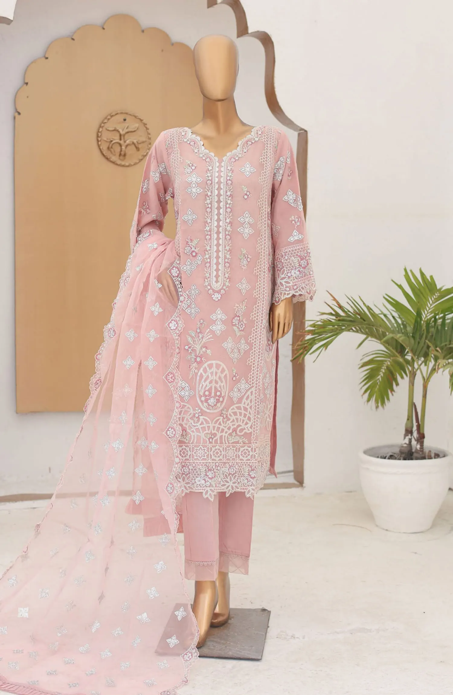 Bin Saeed Exclusive Luxury Fancy Embroidered Collection - Design 04