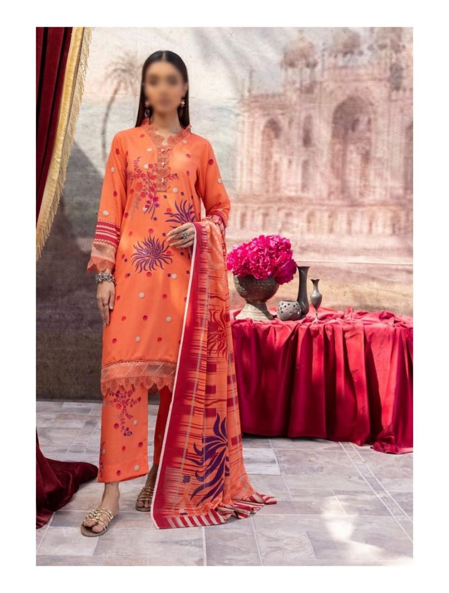 Design 10 Uraan By Zara Meer Printed Doriya Staple Collection Vol 10