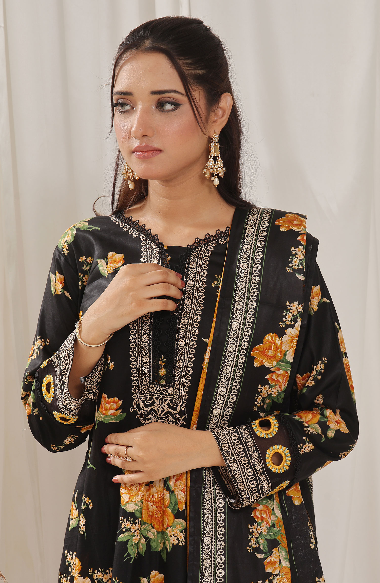 Designer Cotton Lawn 3 Pcs Printed Collection 2024 - DL 131