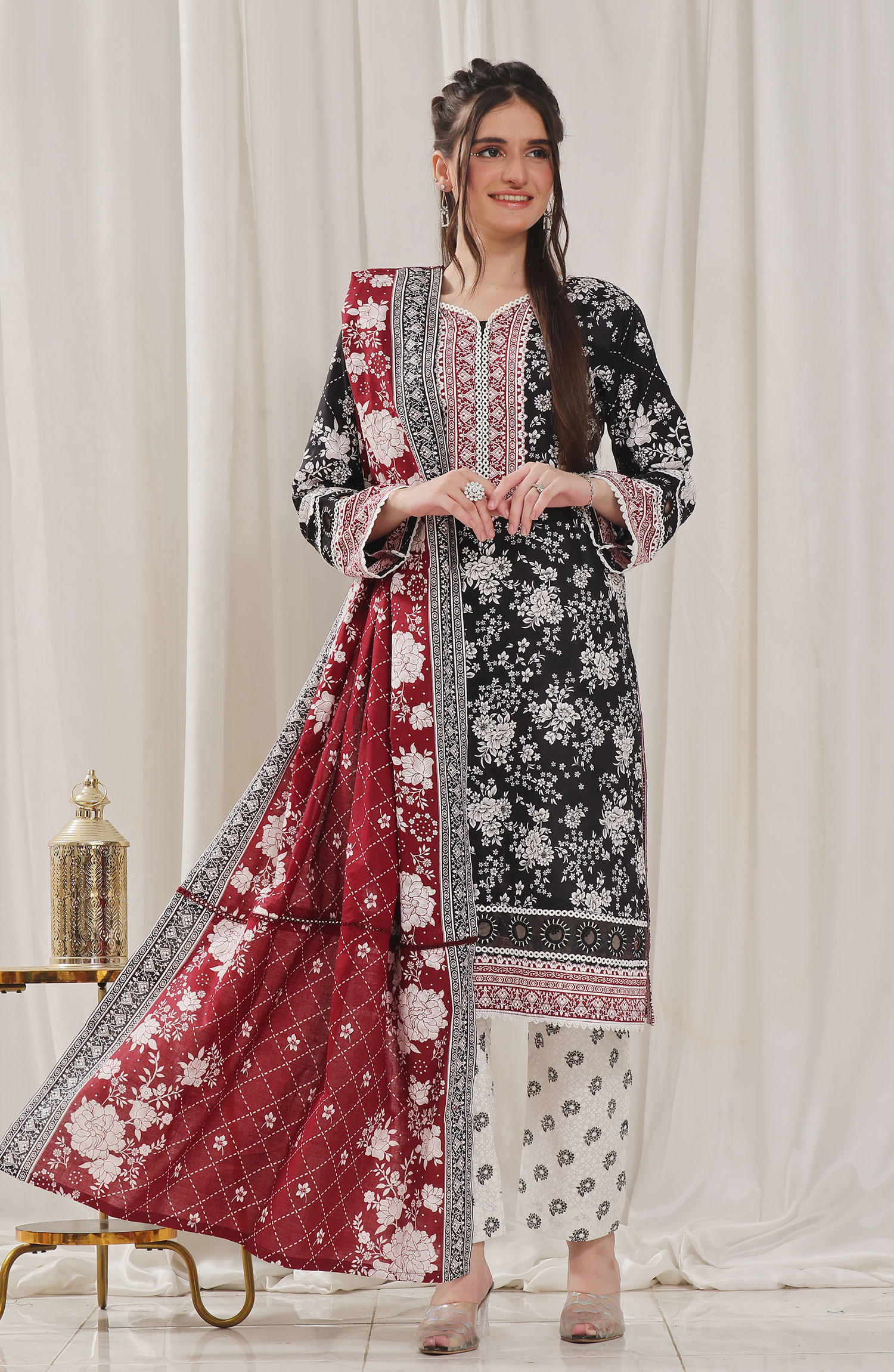 Designer Cotton Lawn 3 Pcs Printed Collection 2024 - DL 135