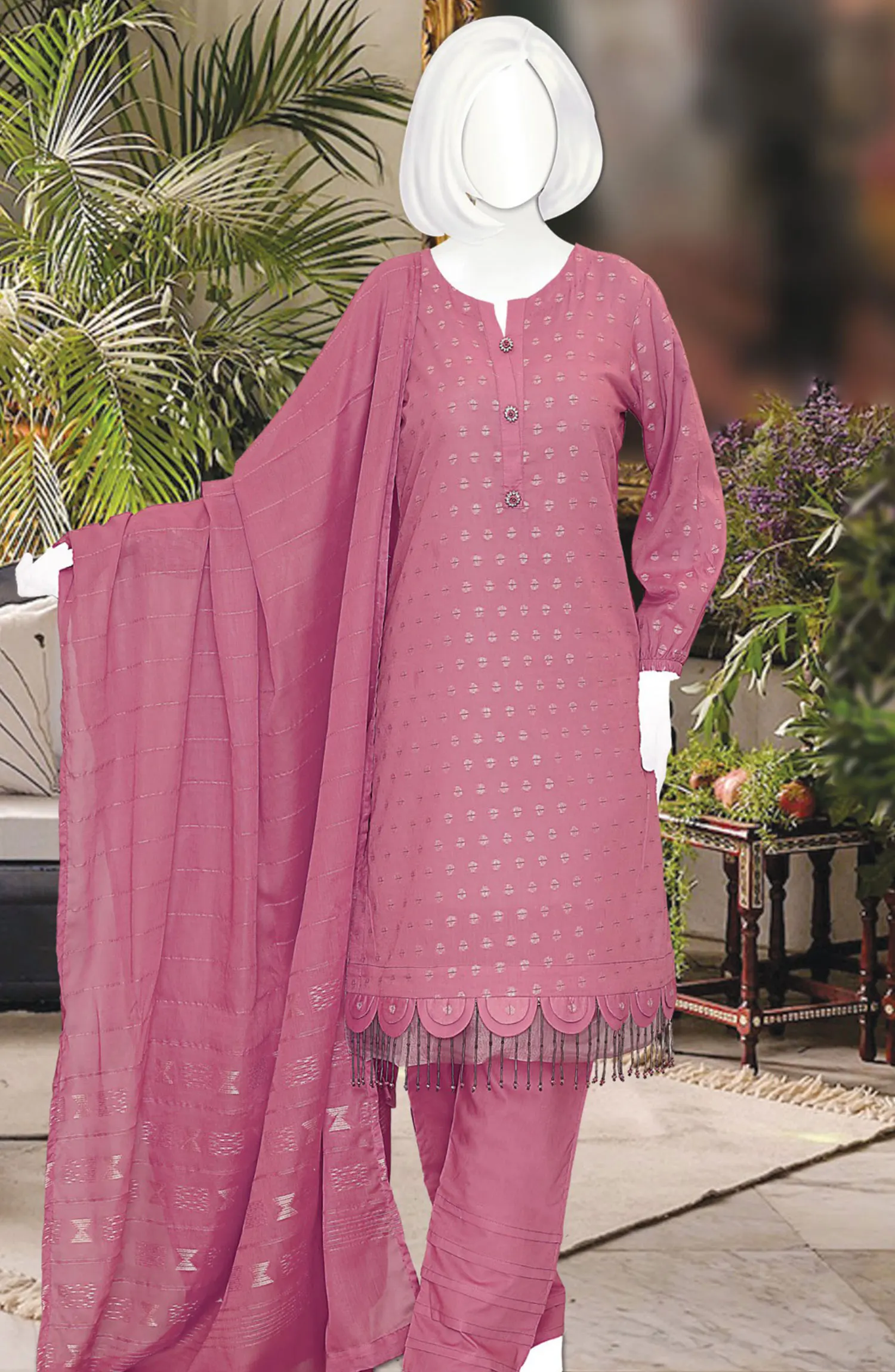 Seerat Lawn Broshia Series Collection 2024 - DL 1447