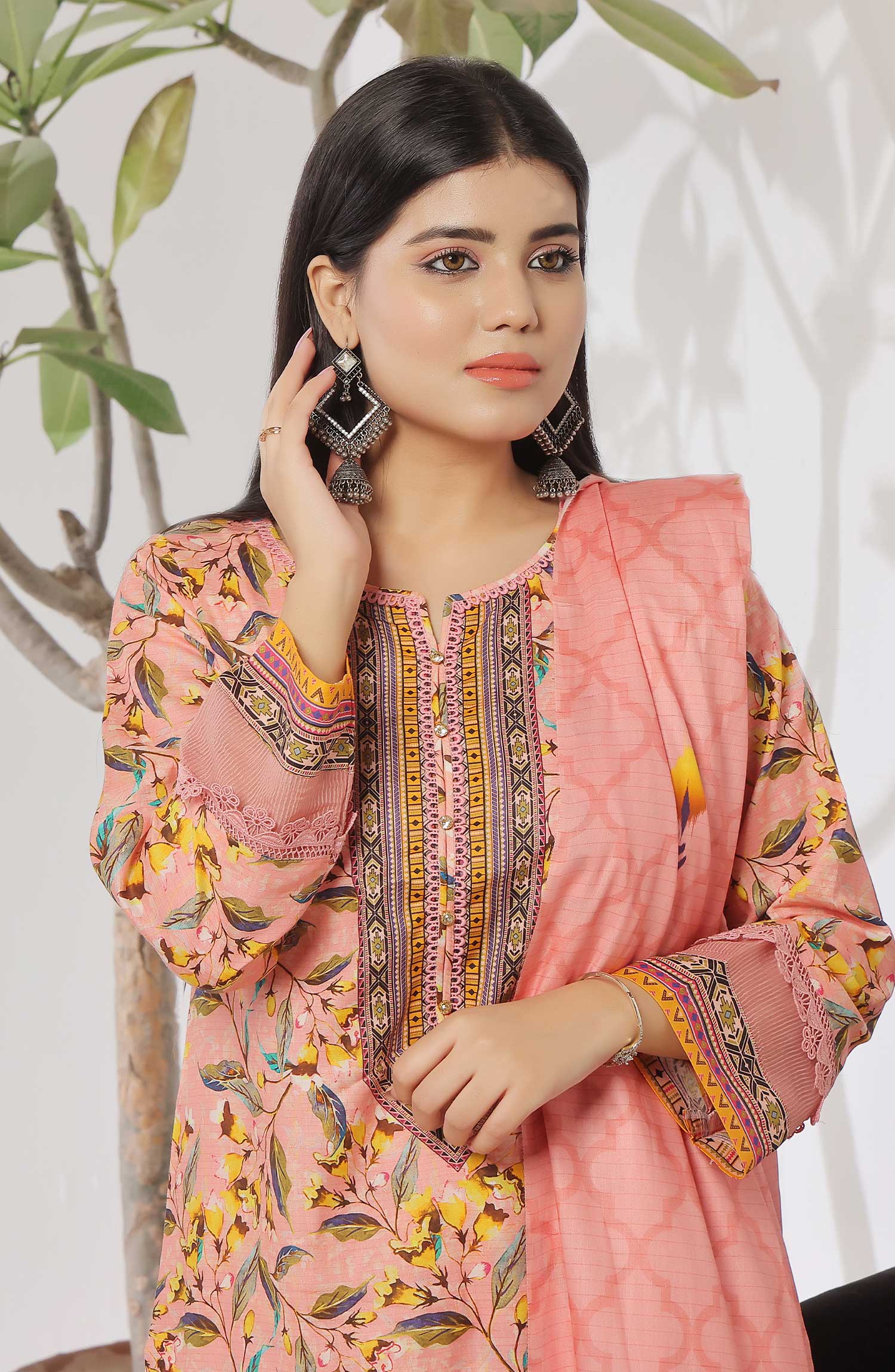 Designer Cotton Lawn 3 Pcs  Unstitched Printed Collection 2024 VOL 03 - DL 178