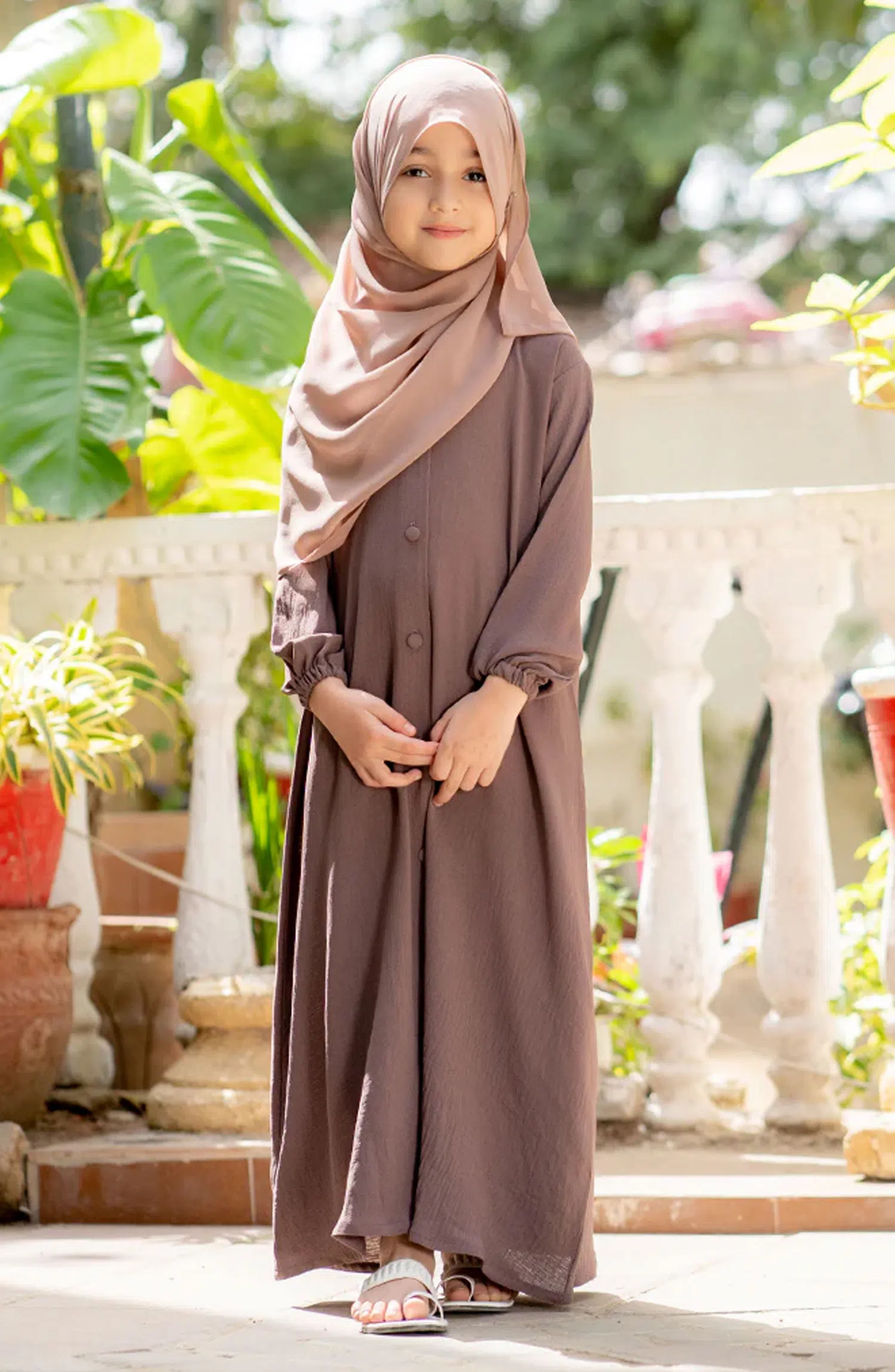 Black Camels Summer Kids Abaya Collection - Doha Basic Abaya