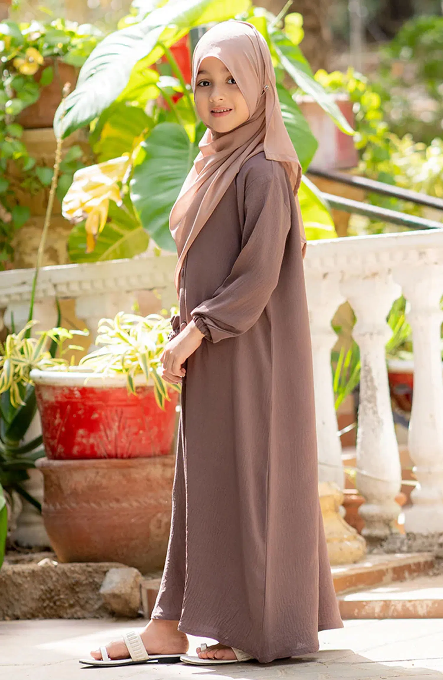 Black Camels Summer Kids Abaya Collection - Doha Basic Abaya