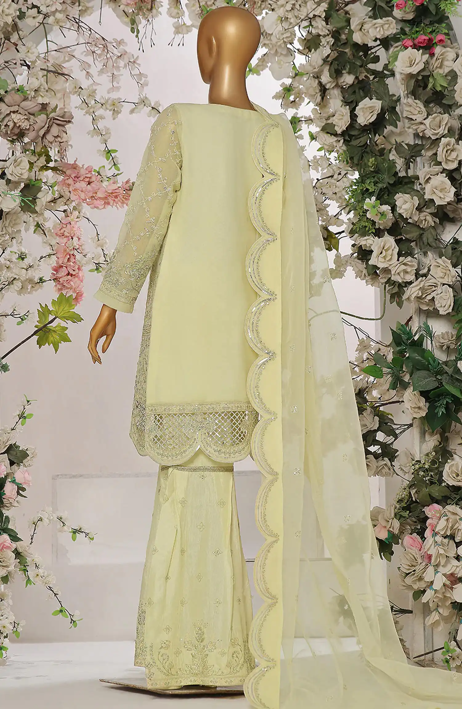 Eshal Fatima Lamhay 3 Pcs Organza RTW Collection By Emaan Adeel - EF - 106