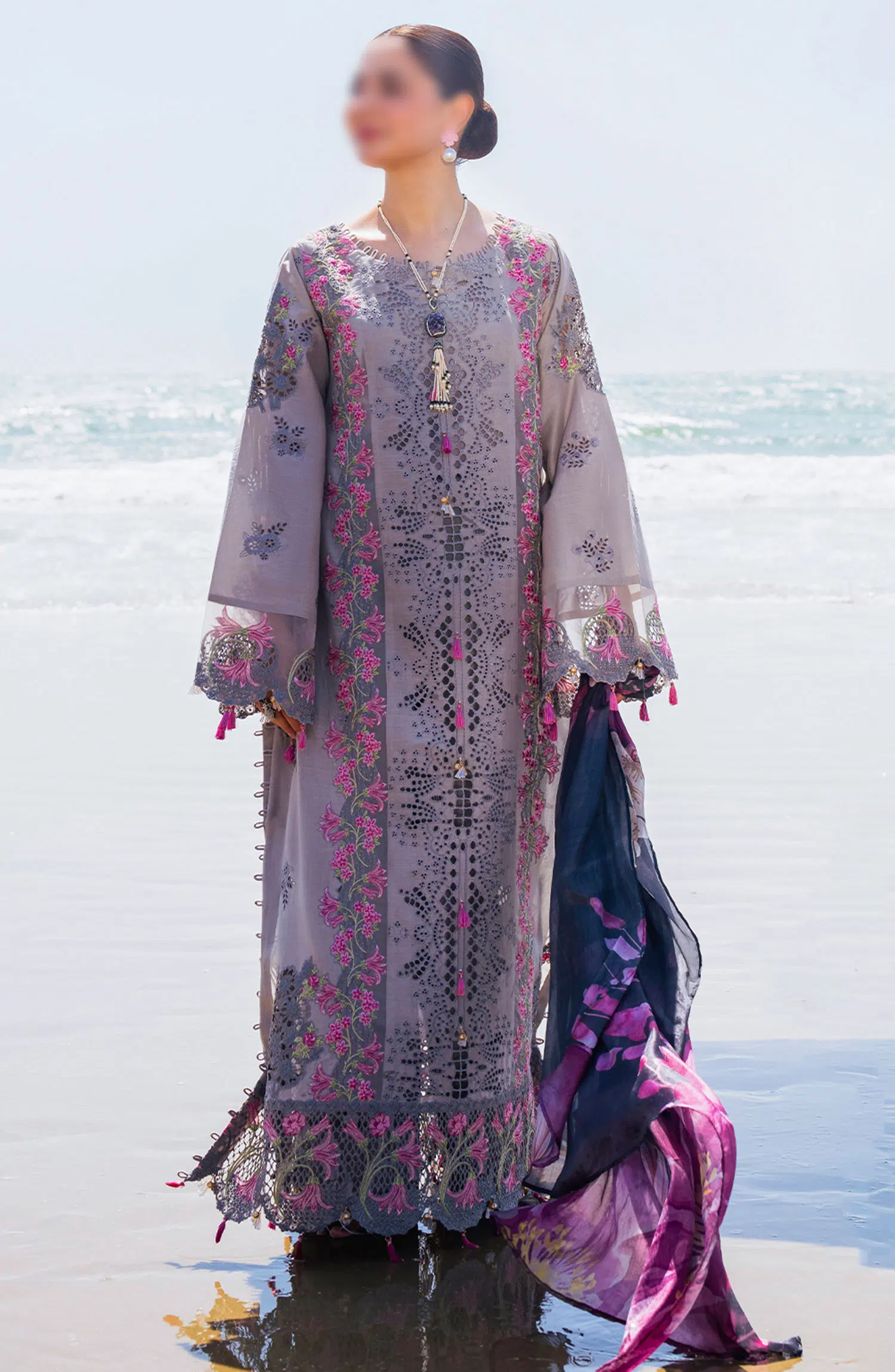 Elaf Kuch hai Festive Lawn Collection 2024 - EHK- 04 Alyaanah