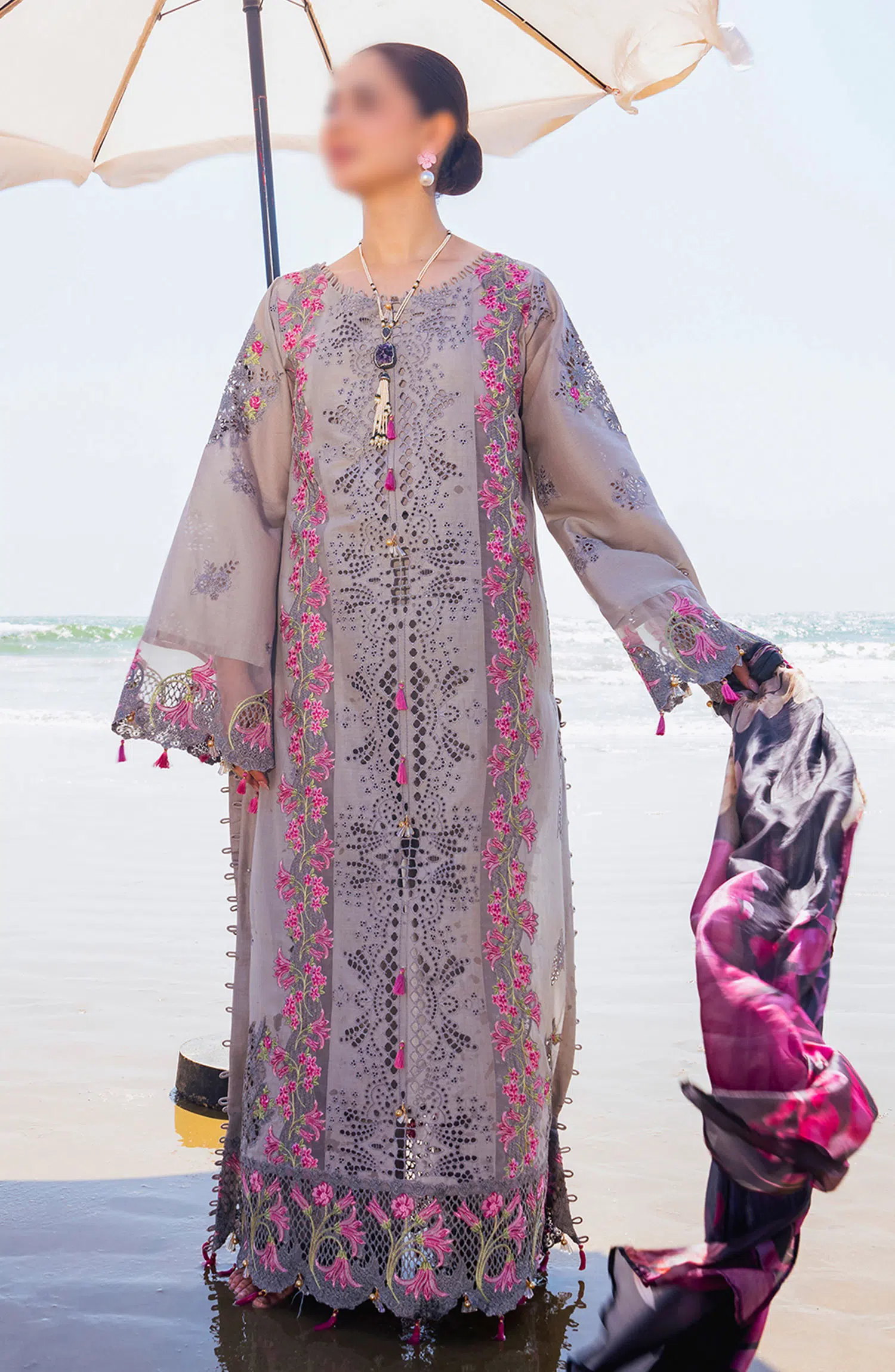 Elaf Kuch hai Festive Lawn Collection 2024 - EHK- 04 Alyaanah