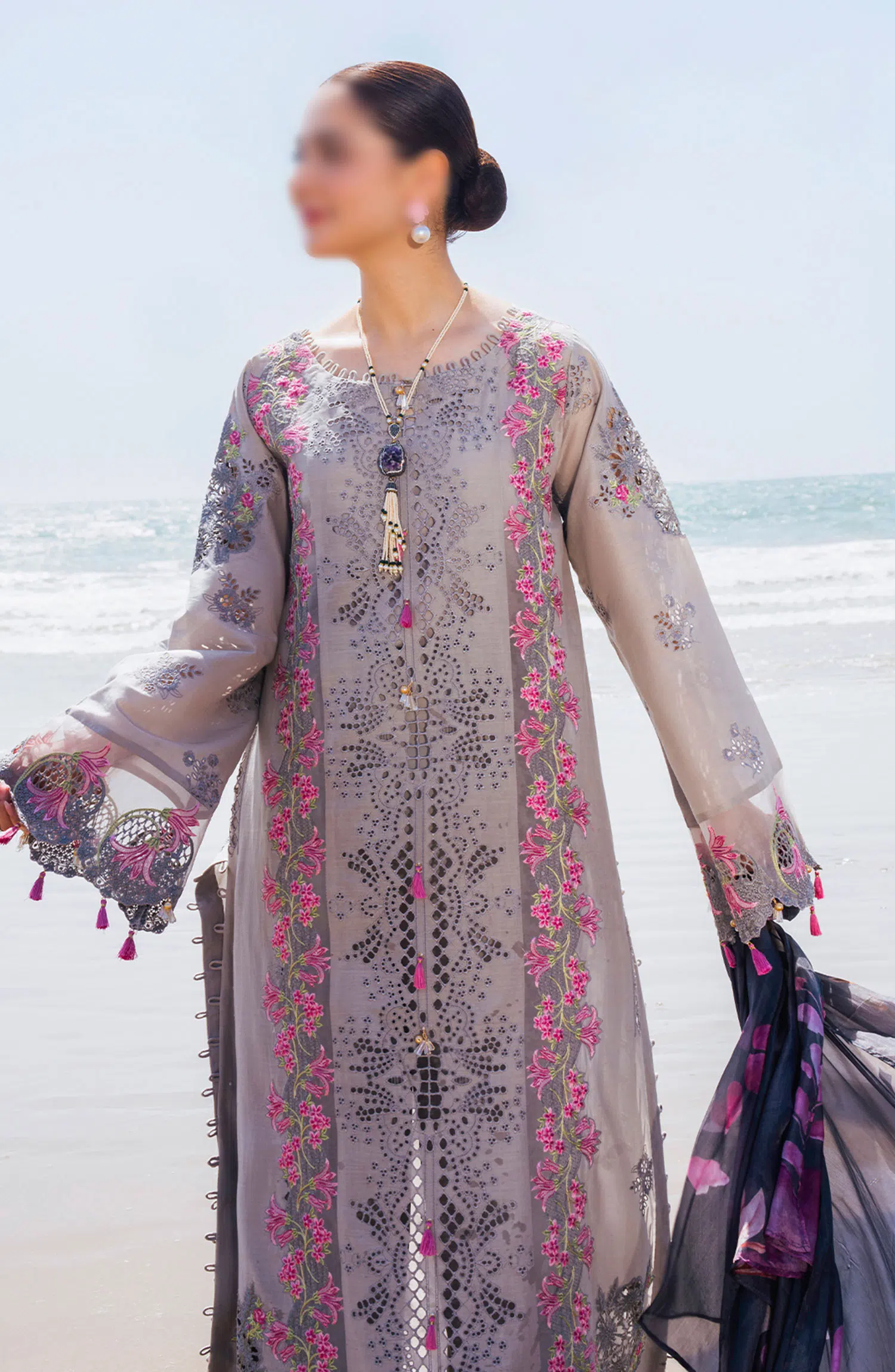 Elaf Kuch hai Festive Lawn Collection 2024 - EHK- 04 Alyaanah