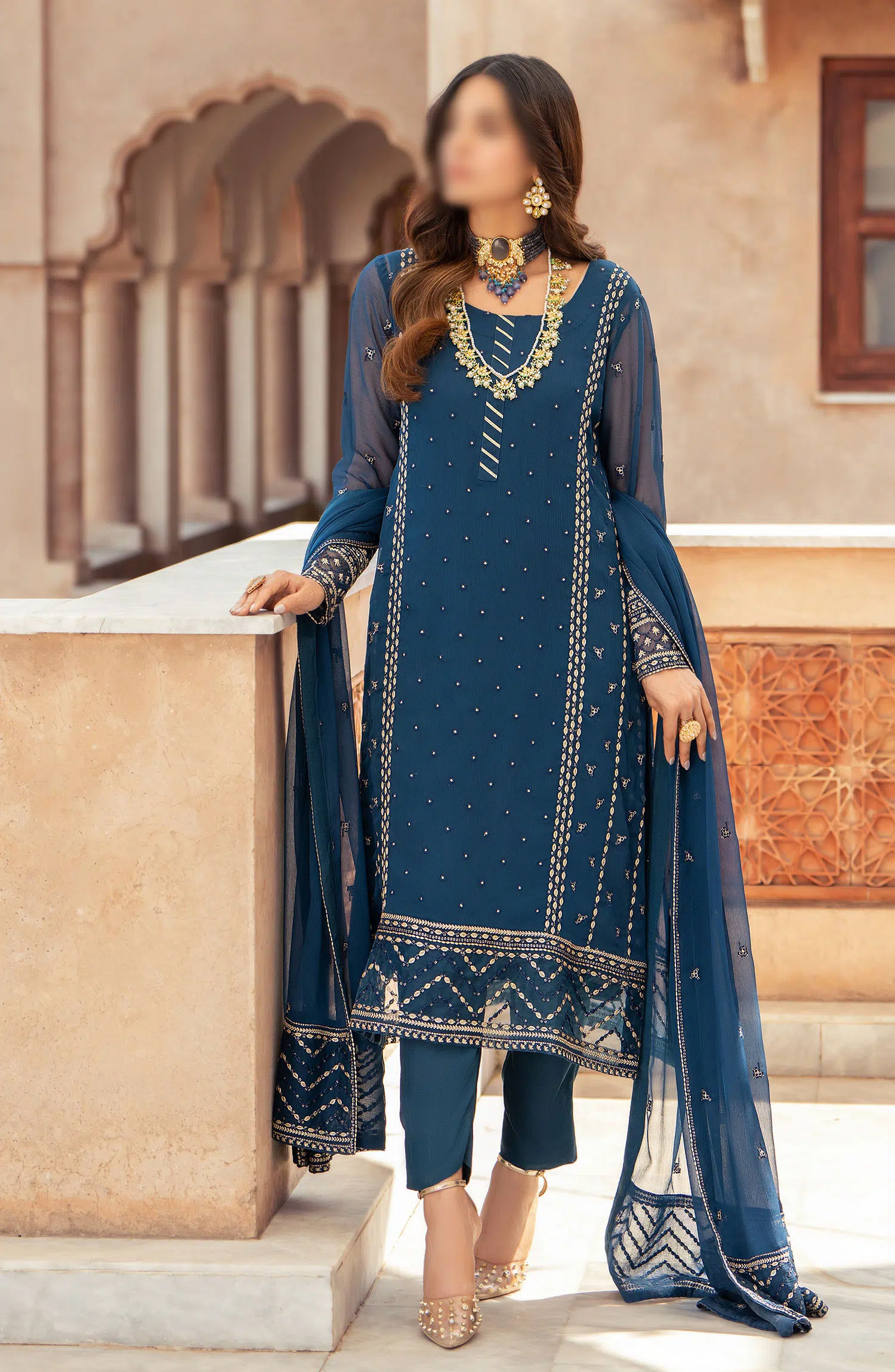 Merakish Unstitched Luxury Chiffon Formal Collection 2024 - ESHAL