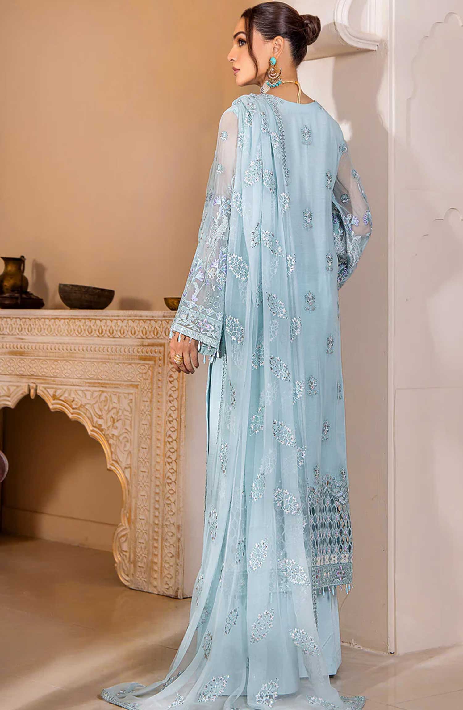 Lamisah Luxury Chiffon Unstitched Collection By Lavish Premium - Euphoric