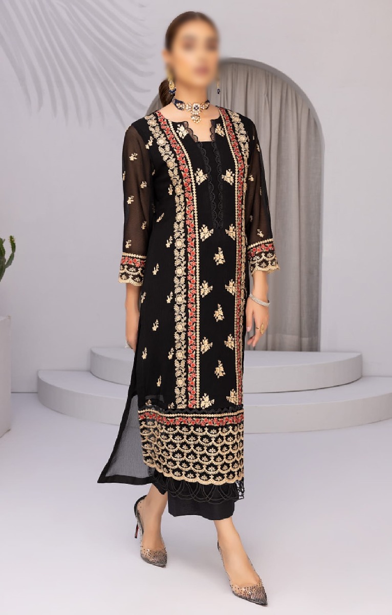 Azure Luxury Formals Unstitched Shirts Collection Floral Fiesta 