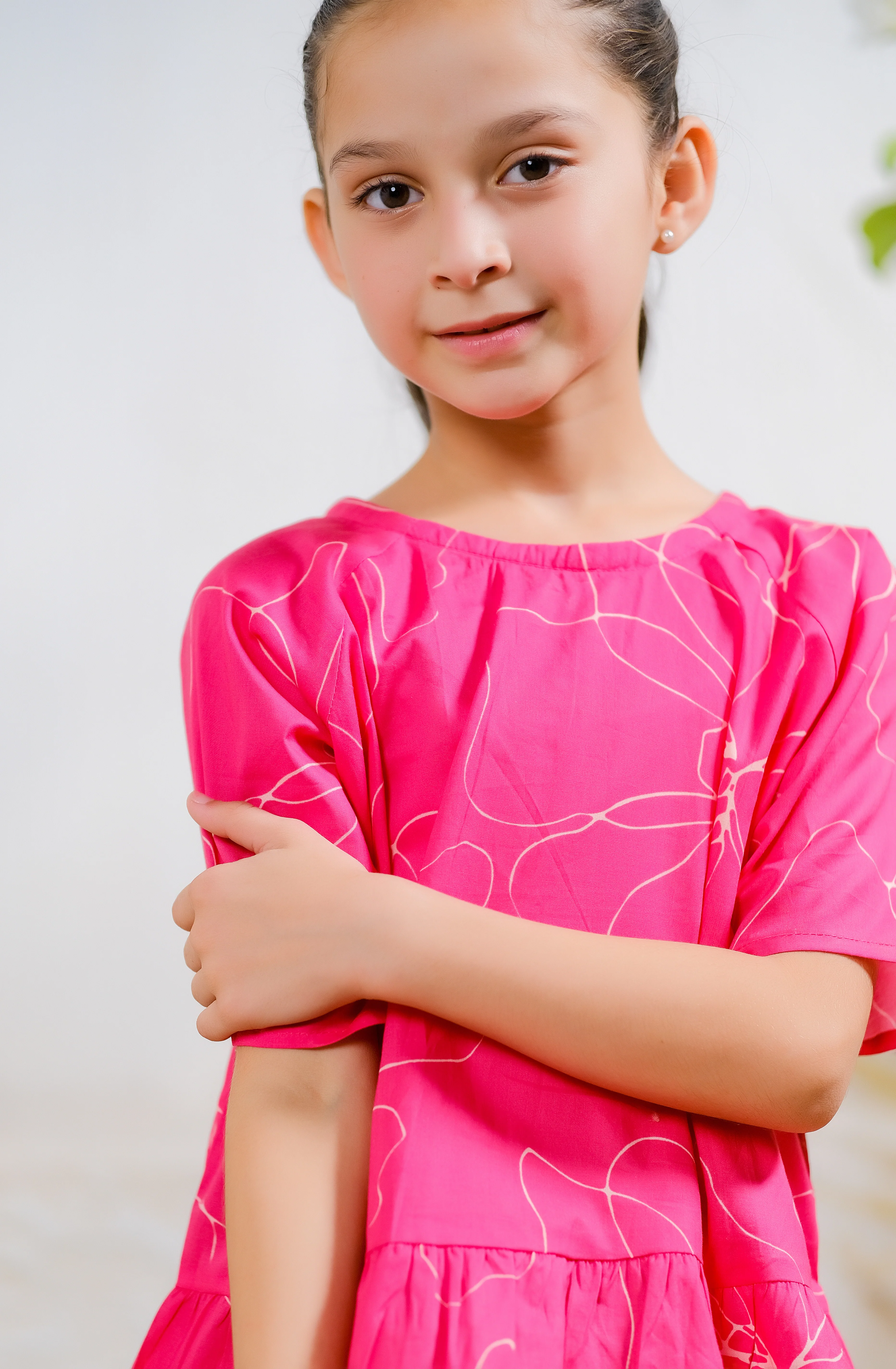 Kids Shirts & Tops - Floral Burst Pink Top