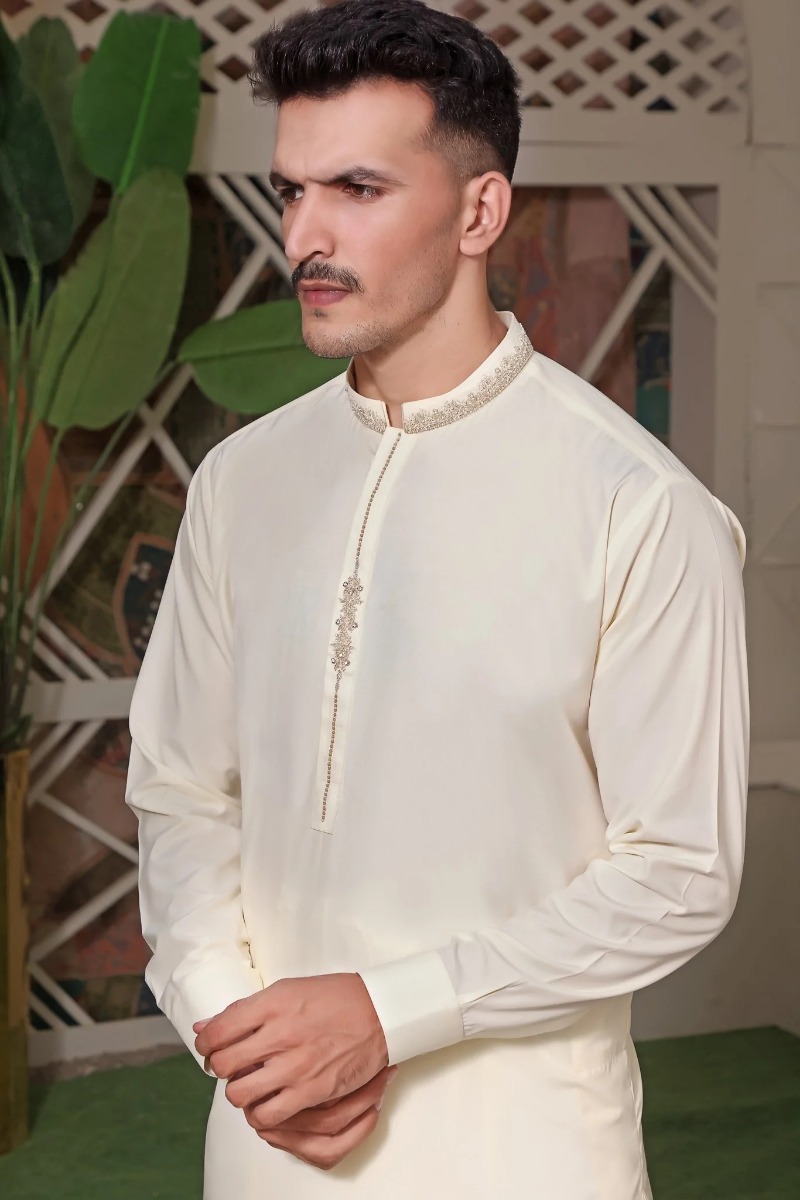 TGM Shalwar Kameez Frost Cream