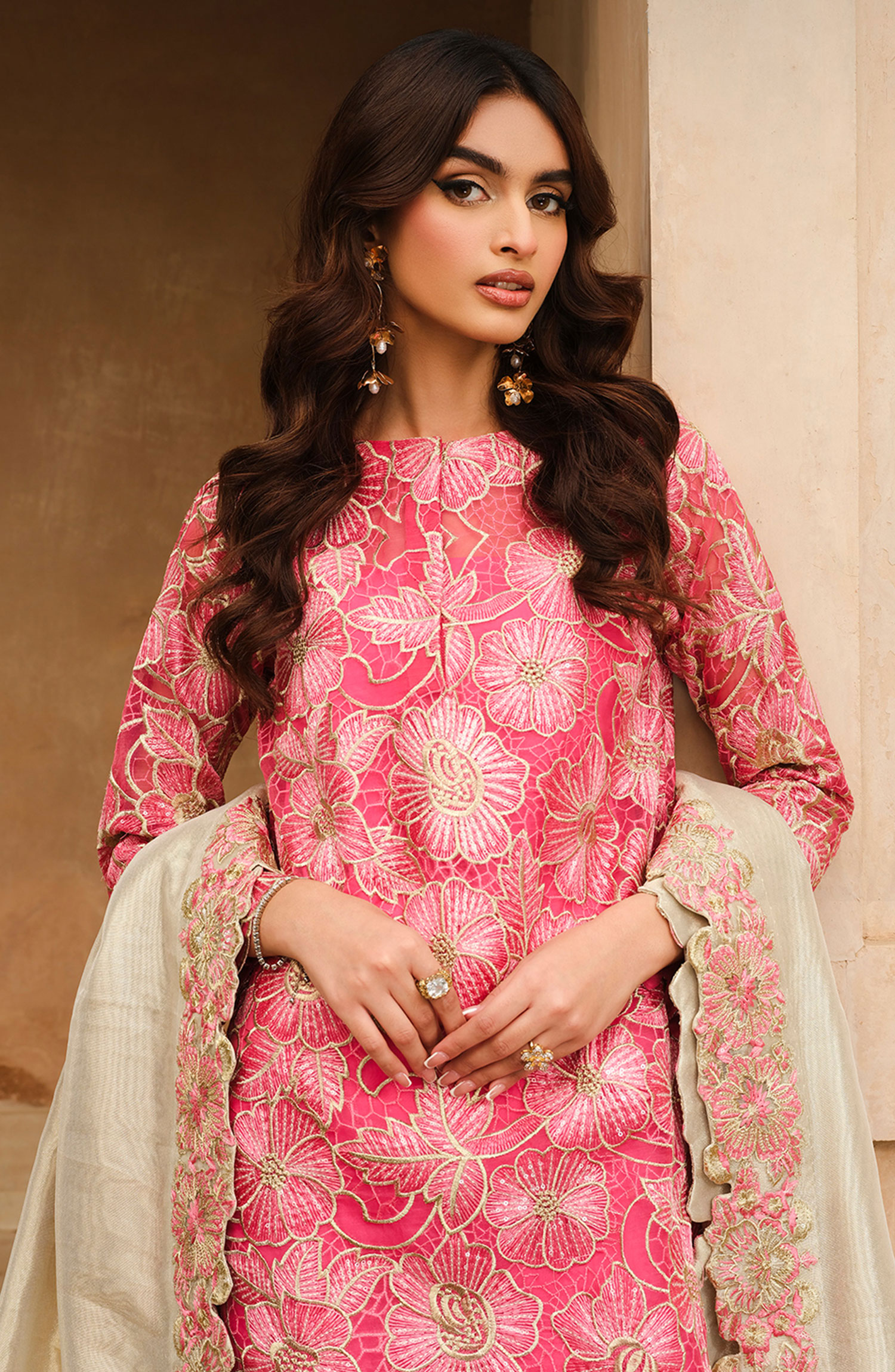 Freesia Musq Luxury Formal Unstitched Collection 2024 - FS 40032 Adaia