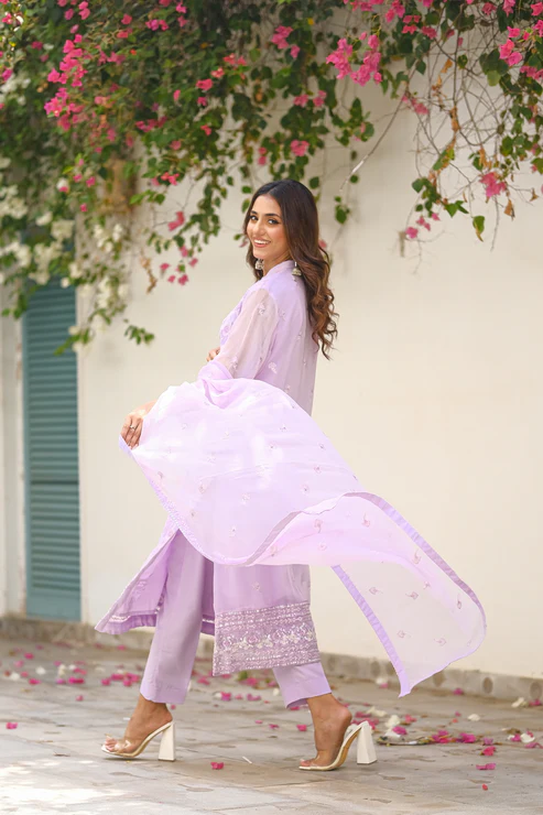 Lavender Dream - 3-Piece Luxury Chiffon