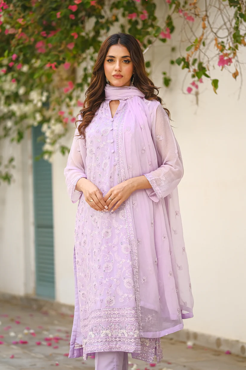 Lavender Dream - 3-Piece Luxury Chiffon