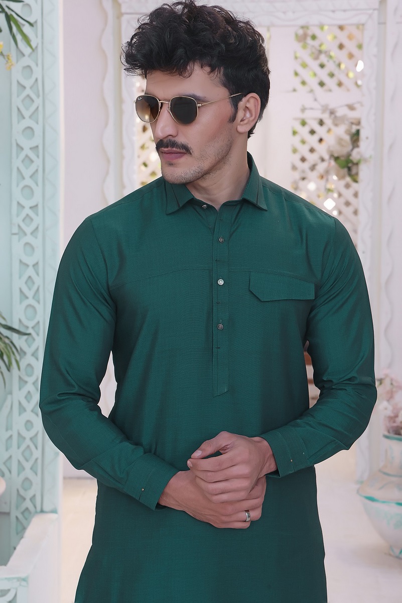 Green Willow TGM Kameez Shalwar Suit Eid Collection