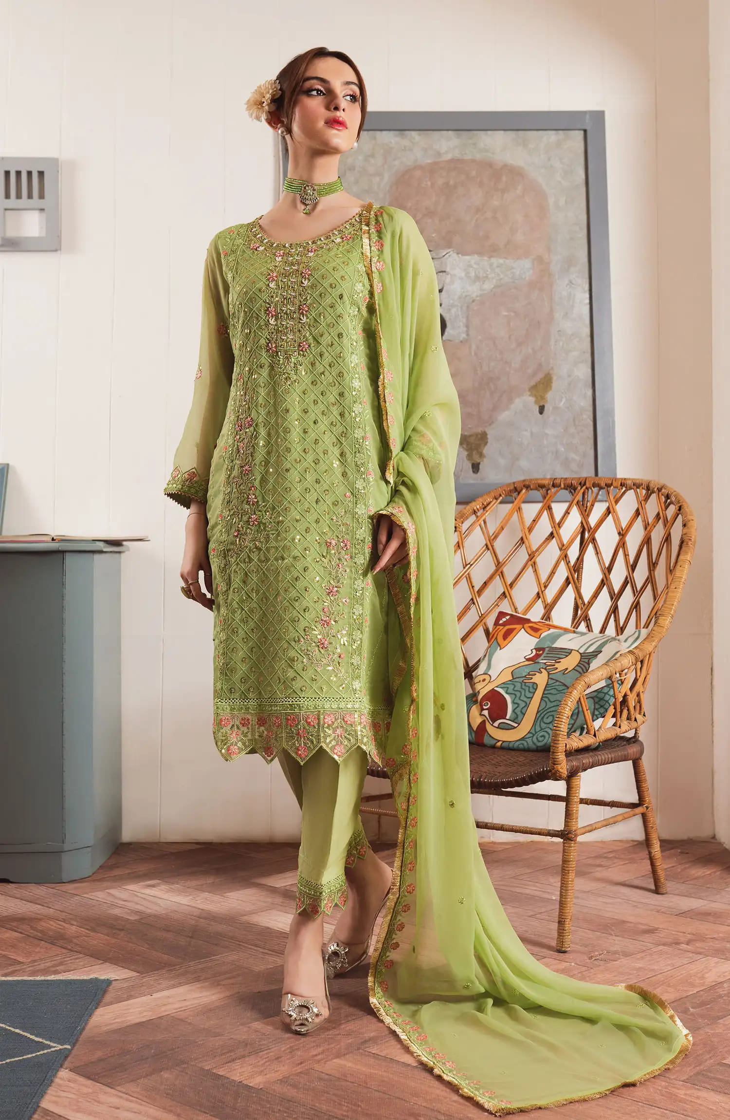 Roop Rang Stitched Collection By AL Harir Apparel-Haani Angoori