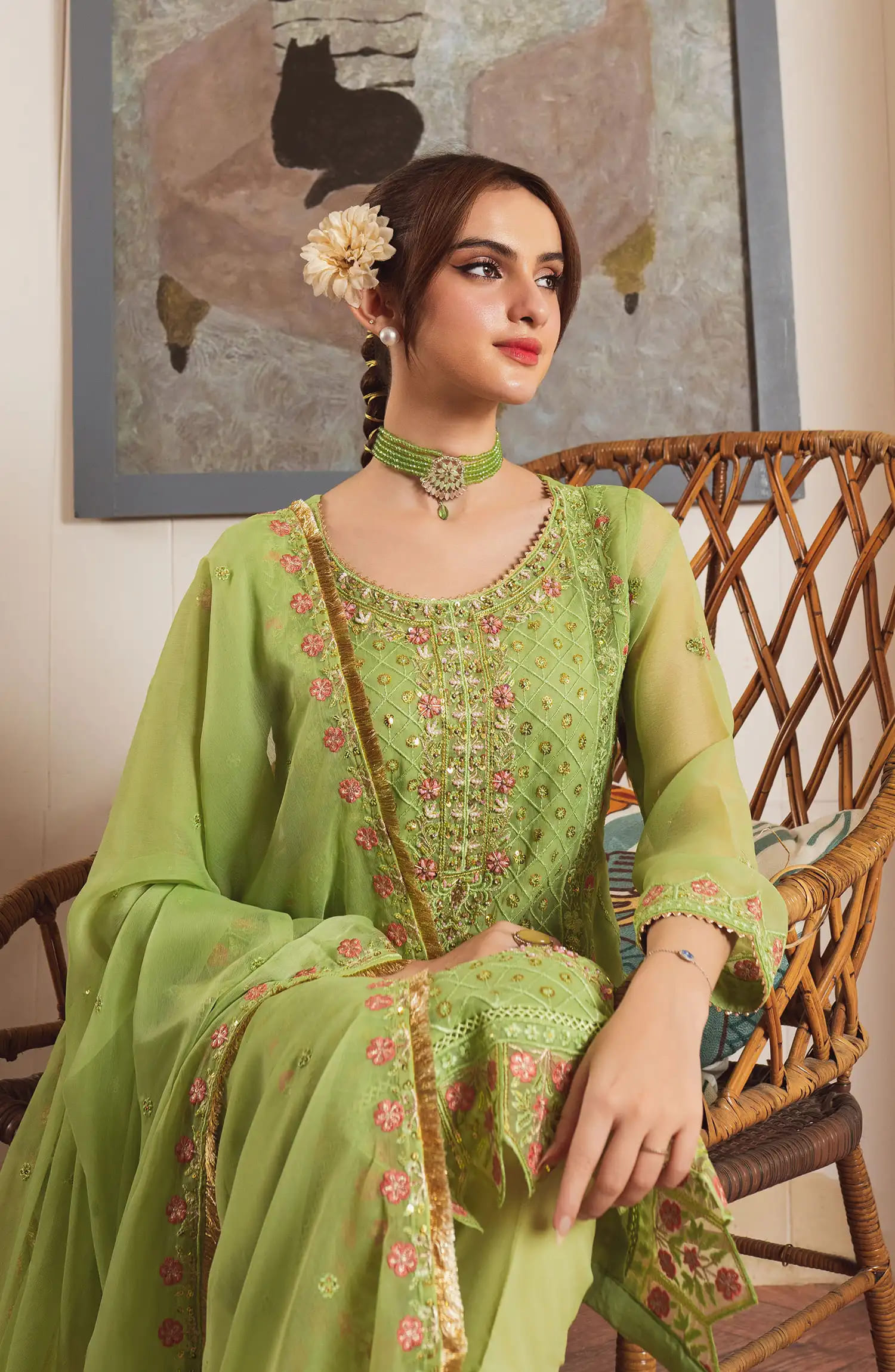 Roop Rang Stitched Collection By AL Harir Apparel-Haani Angoori