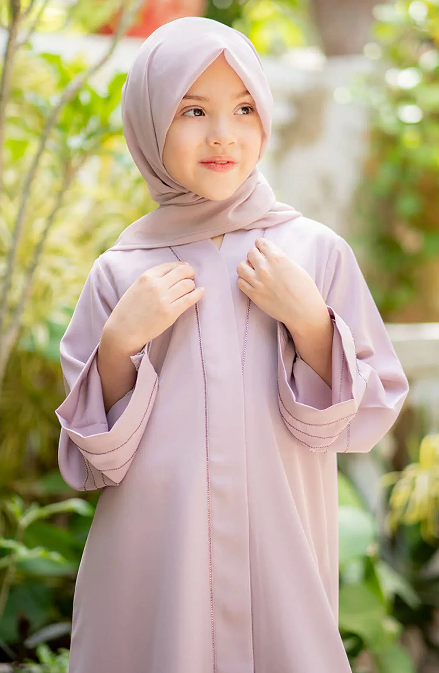 Black Camels Summer Kids Abaya Collection - Hajar Embellished Abaya