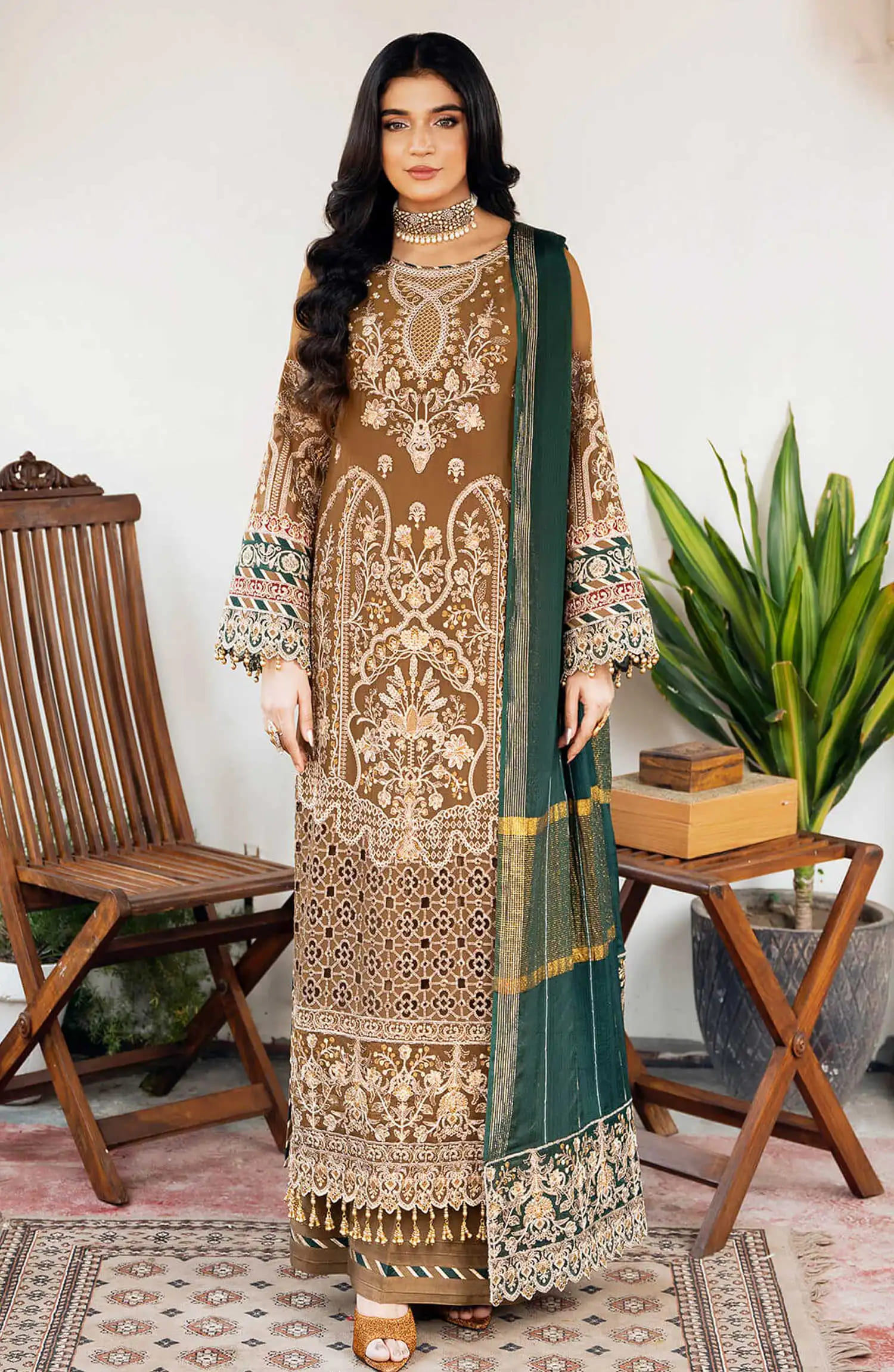 Imrozia Serene Sitarah Luxury Chiffon Collection 2024 - I-210 Tabaan