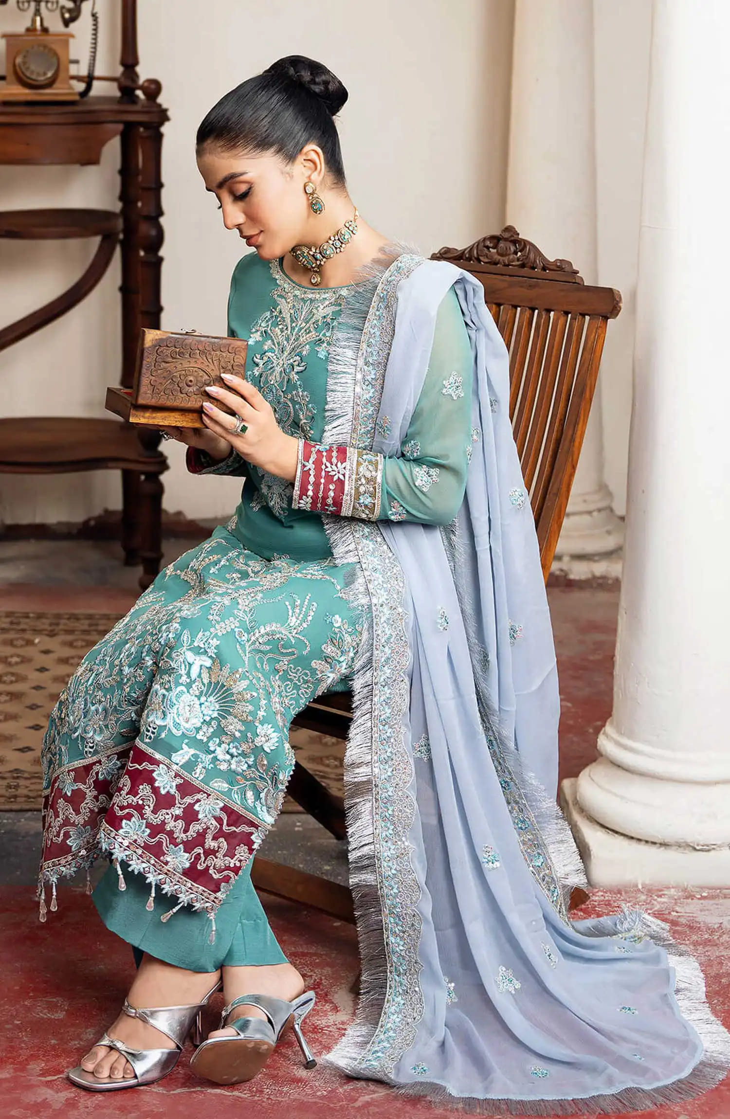 Imrozia Serene Sitarah Luxury Chiffon Collection 2024 - I-211 Nikhat