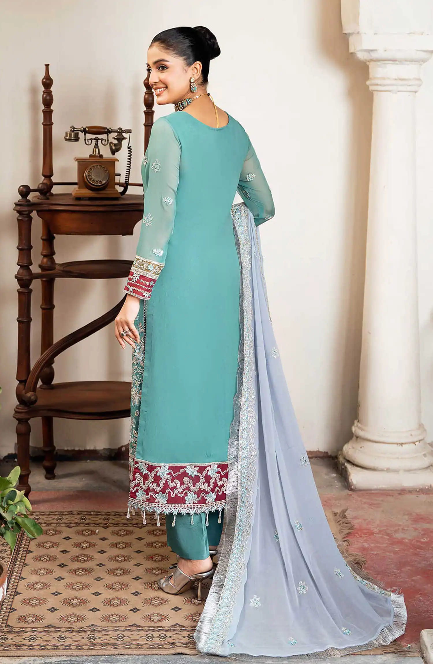 Imrozia Serene Sitarah Luxury Chiffon Collection 2024 - I-211 Nikhat