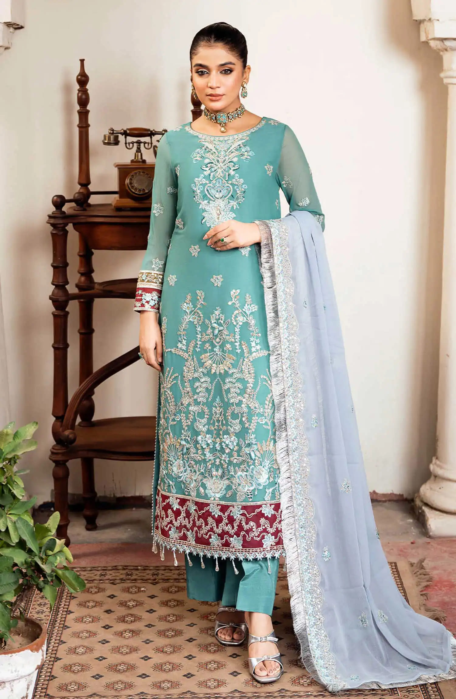 Imrozia Serene Sitarah Luxury Chiffon Collection 2024 - I-211 Nikhat