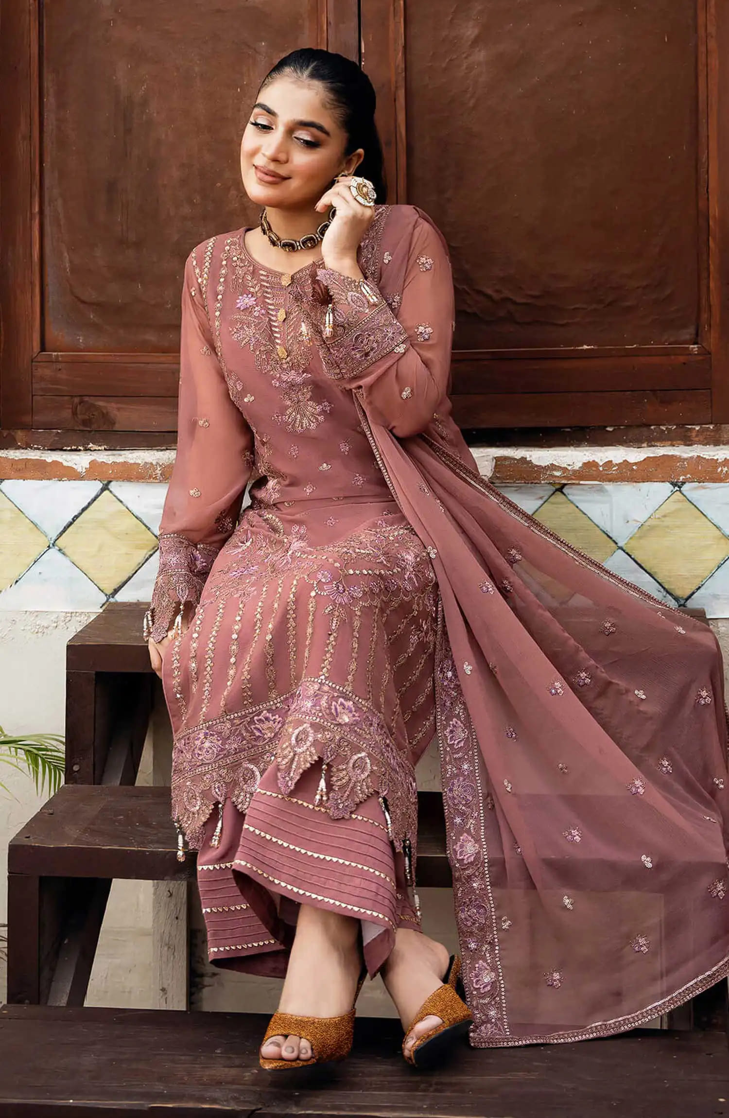 Imrozia Serene Sitarah Luxury Chiffon Collection 2024 - I-216 Parnoor