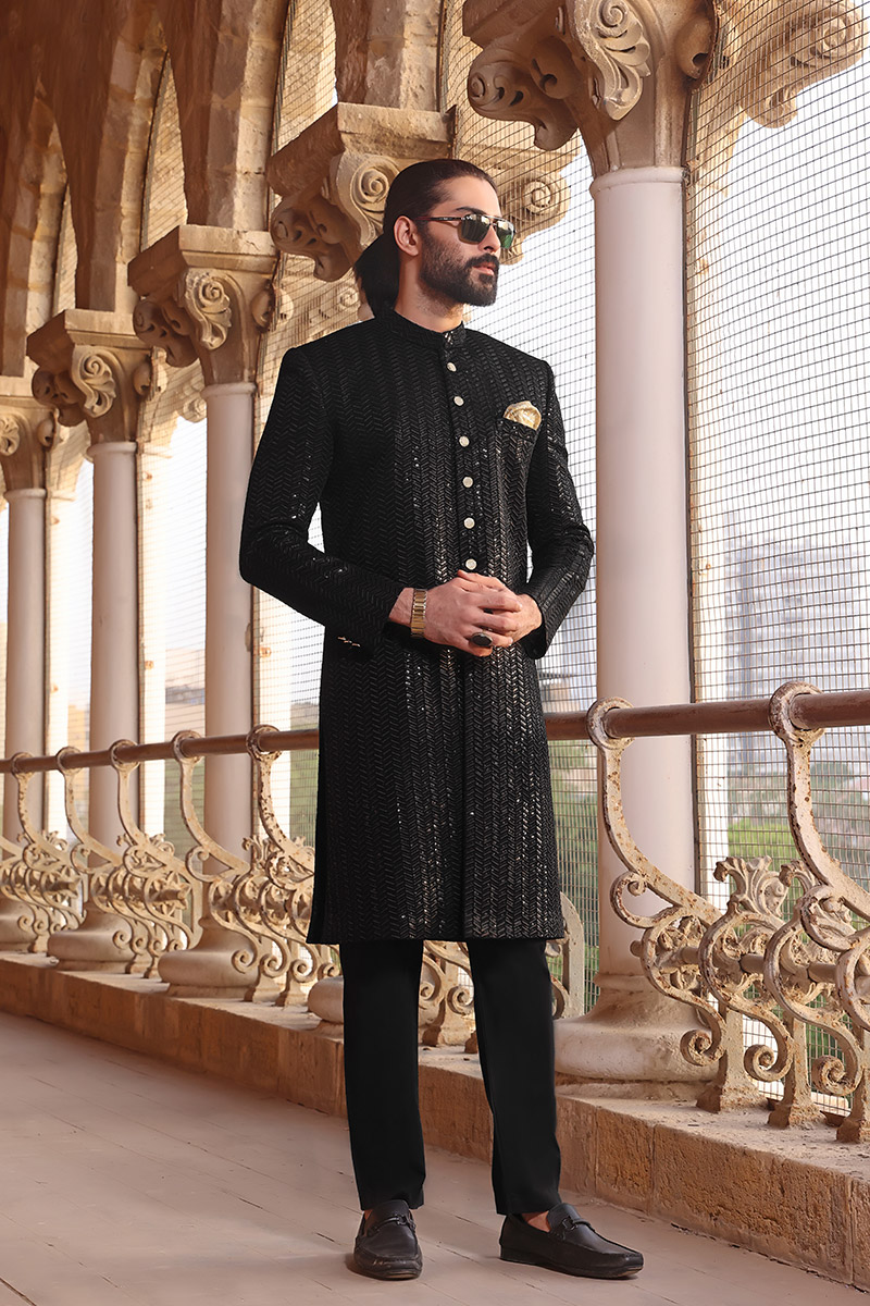 TGM Sherwani Collection - Inkwell Elegance