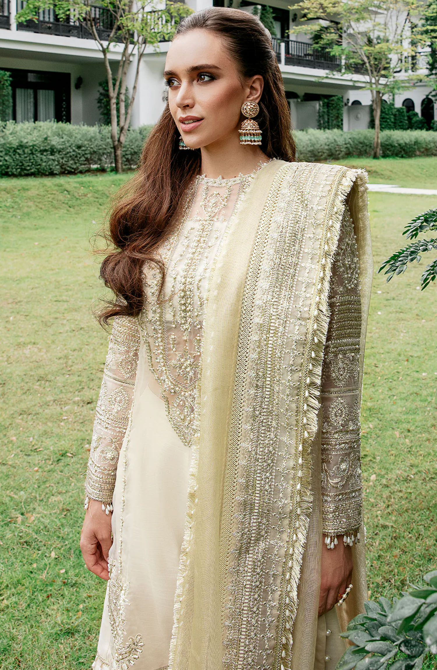 Fleurie Luxury Formal Collection By Saad Shaikh - IVORY BREEZE