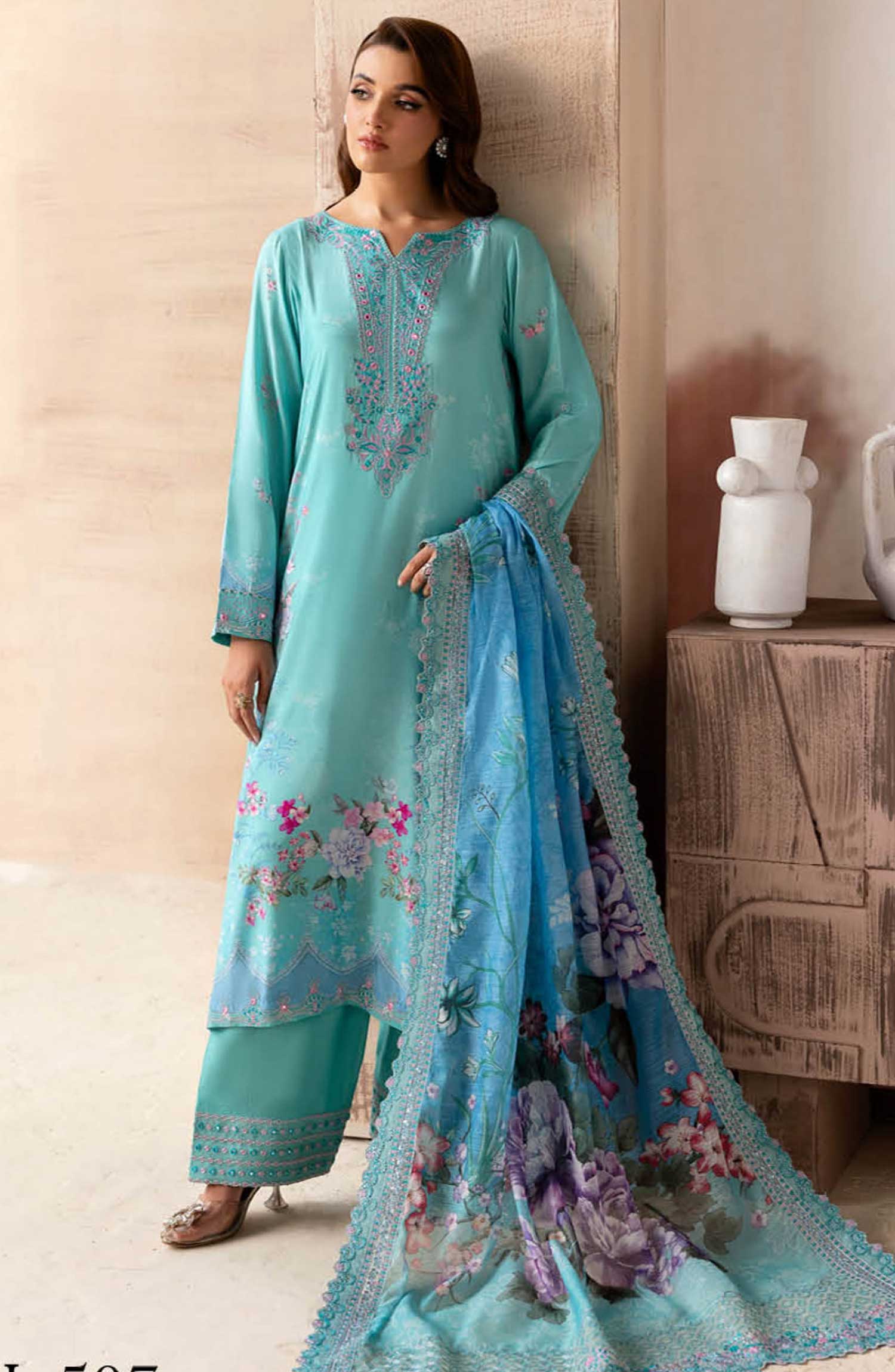 Ramsha Riwaj Premium Rawsilk Collection Vol 05 J 507