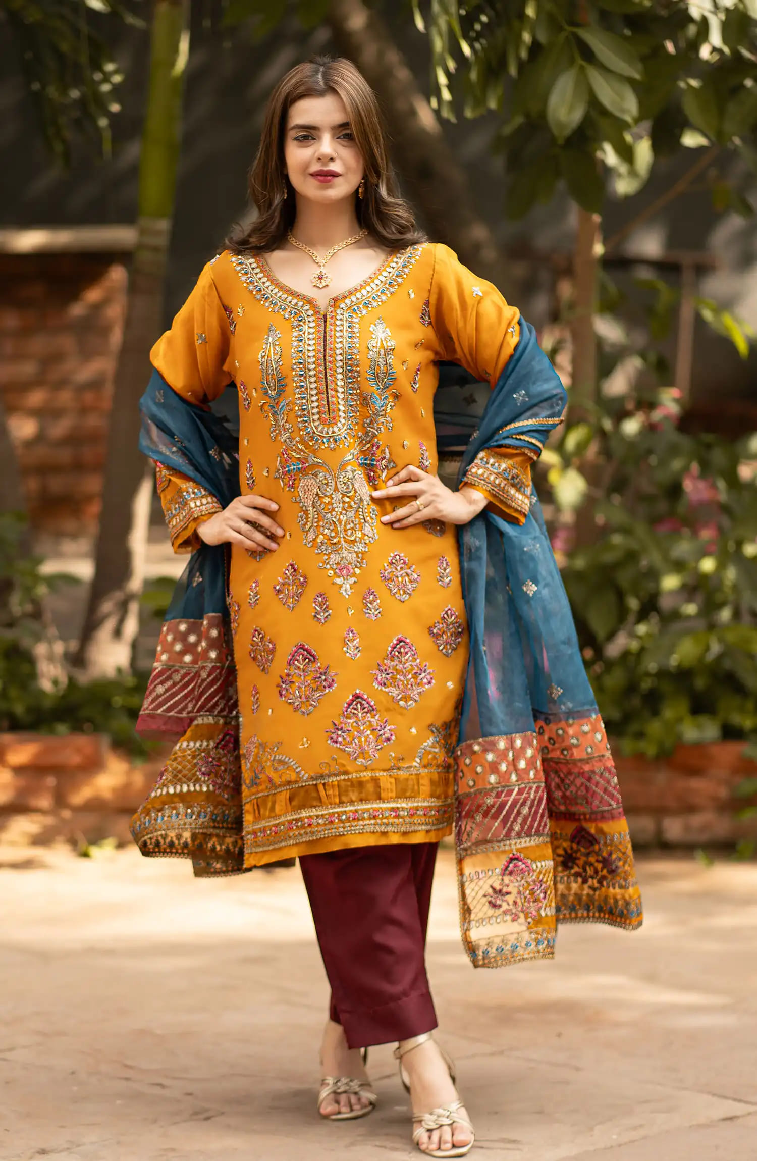 Roop Rang Stitched Collection By AL Harir Apparel-Jahanara