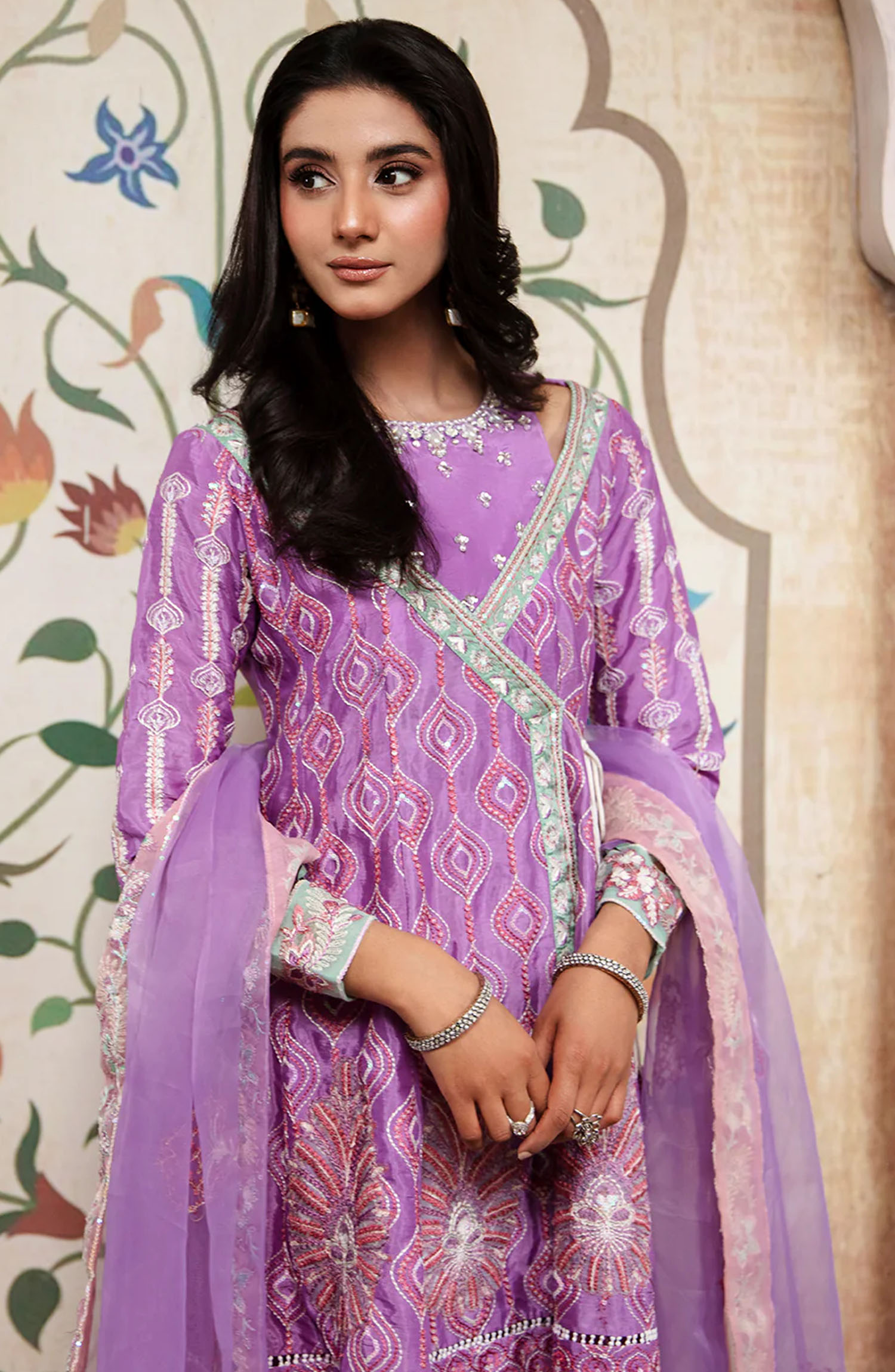 Rang E Noor Festive Collection By Maria Osama Khan - Kanwal - Lilac