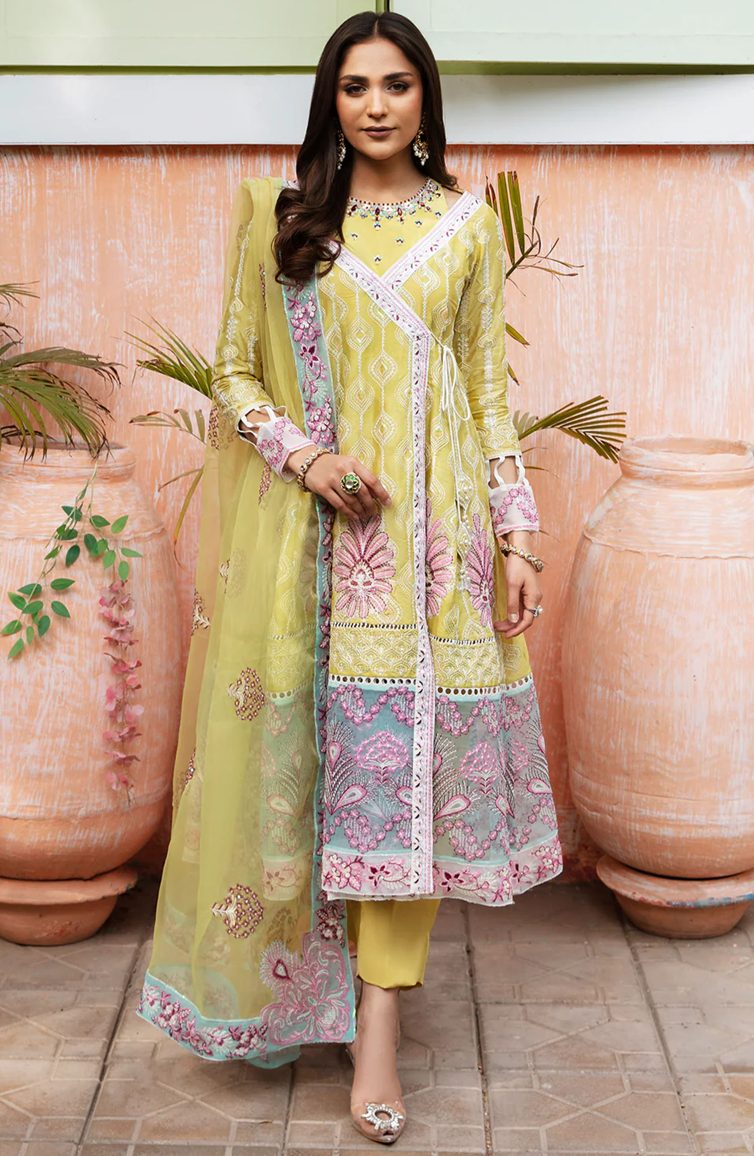 Rang E Noor Festive Collection By Maria Osama Khan - Kanwal - Yellow