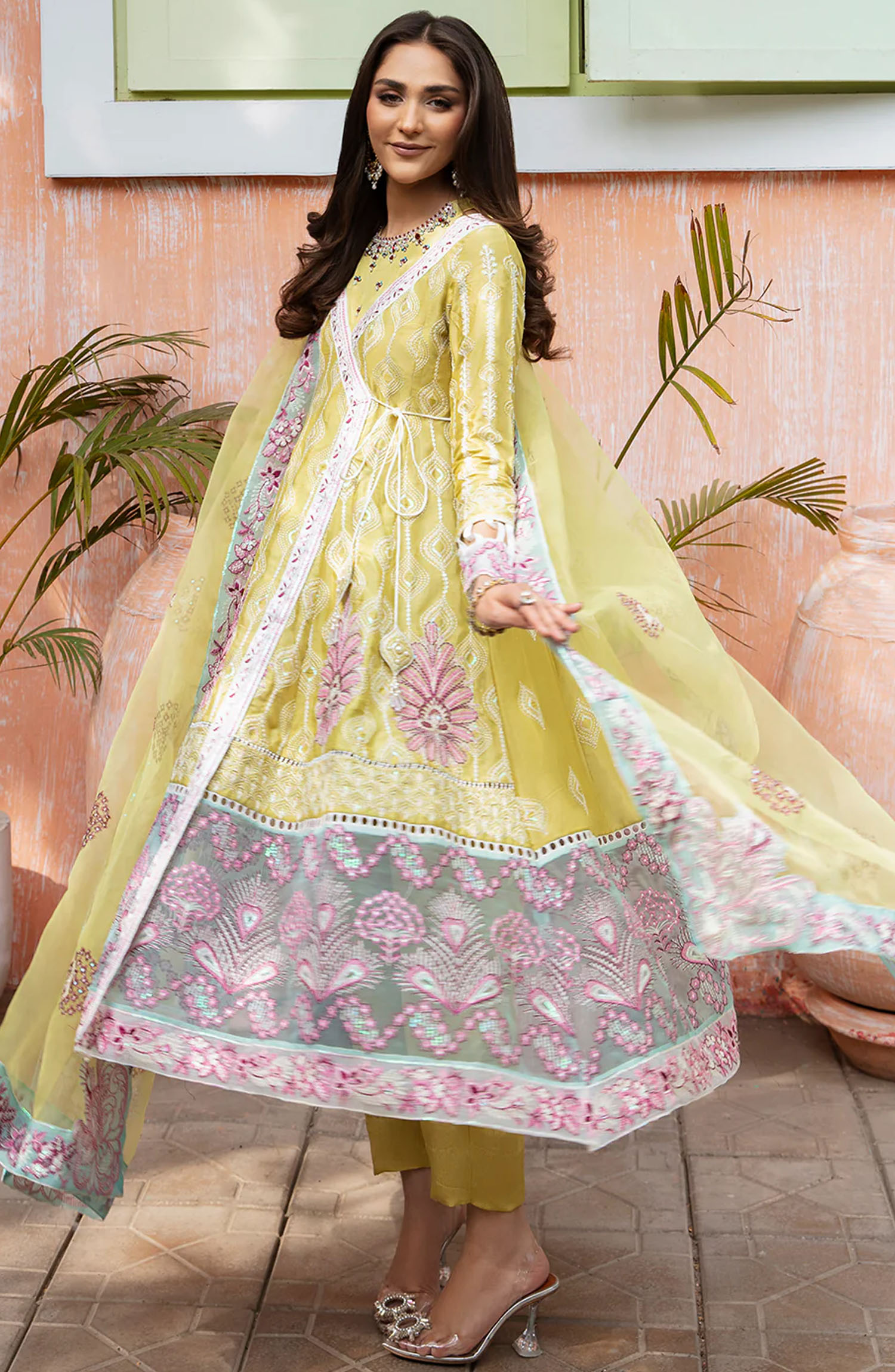 Rang E Noor Festive Collection By Maria Osama Khan - Kanwal - Yellow