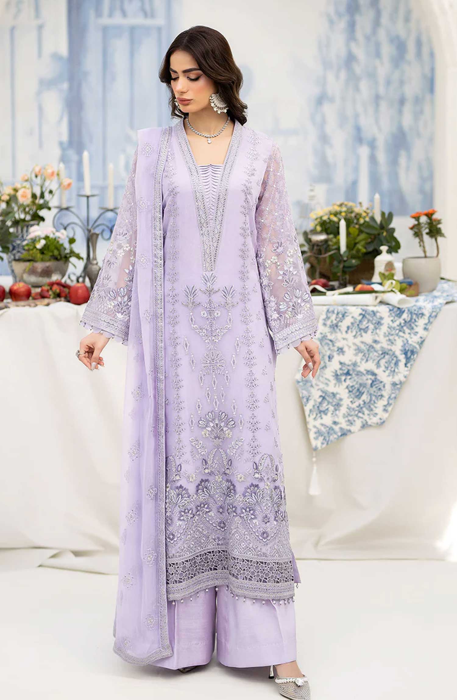 Lamisah Luxury Chiffon Unstitched Collection By Lavish Premium - Kashni