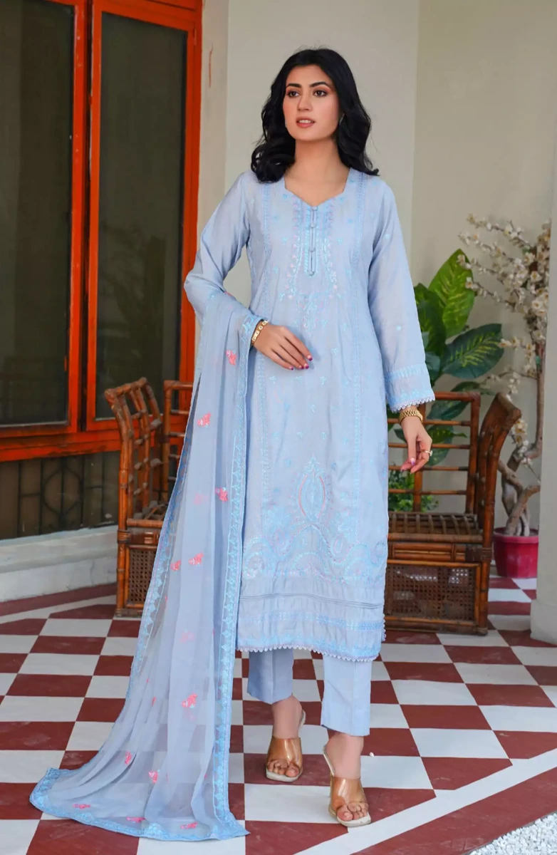 Thread Weaves Karandi Embroidered Collection - KR 24101